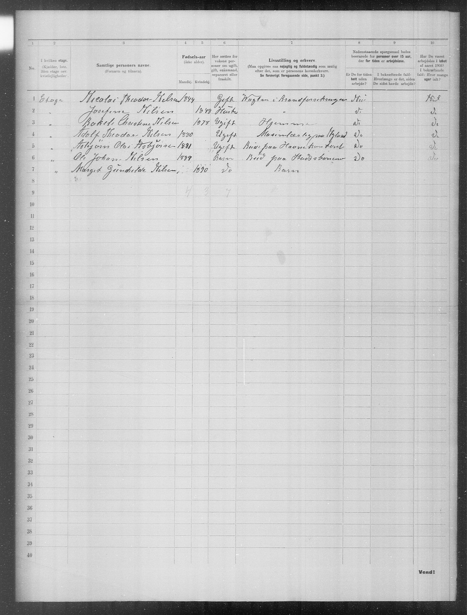 OBA, Municipal Census 1903 for Kristiania, 1903, p. 24459