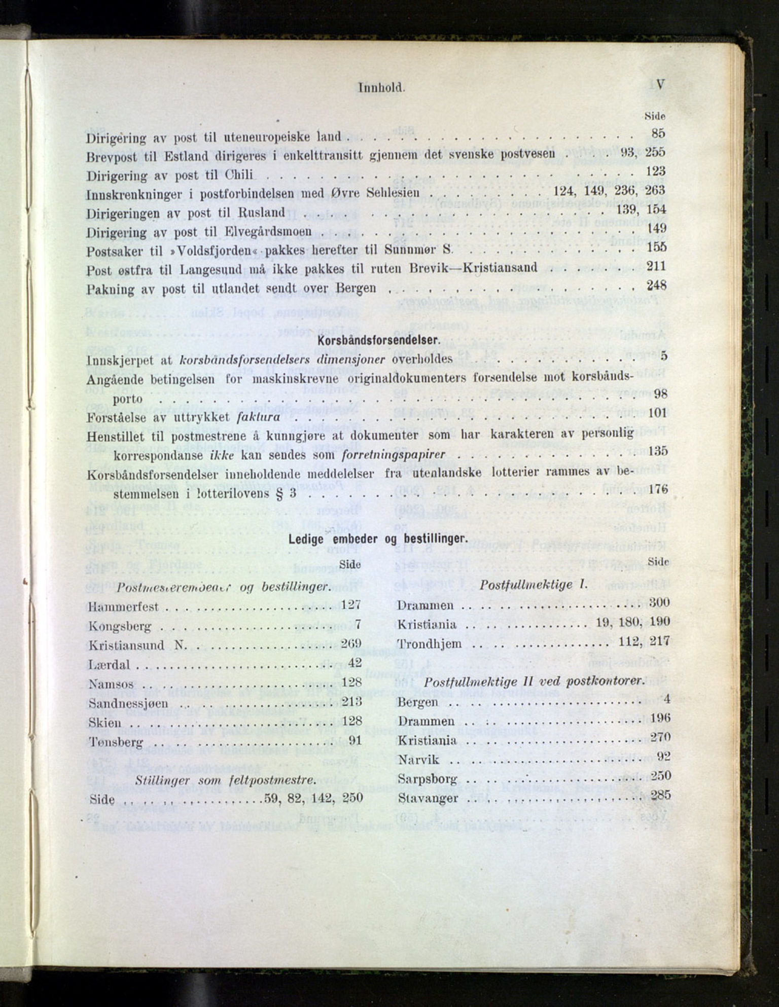 Norges Postmuseums bibliotek, NOPO/-/-/-: Sirkulærer fra Poststyrelsen, 1921