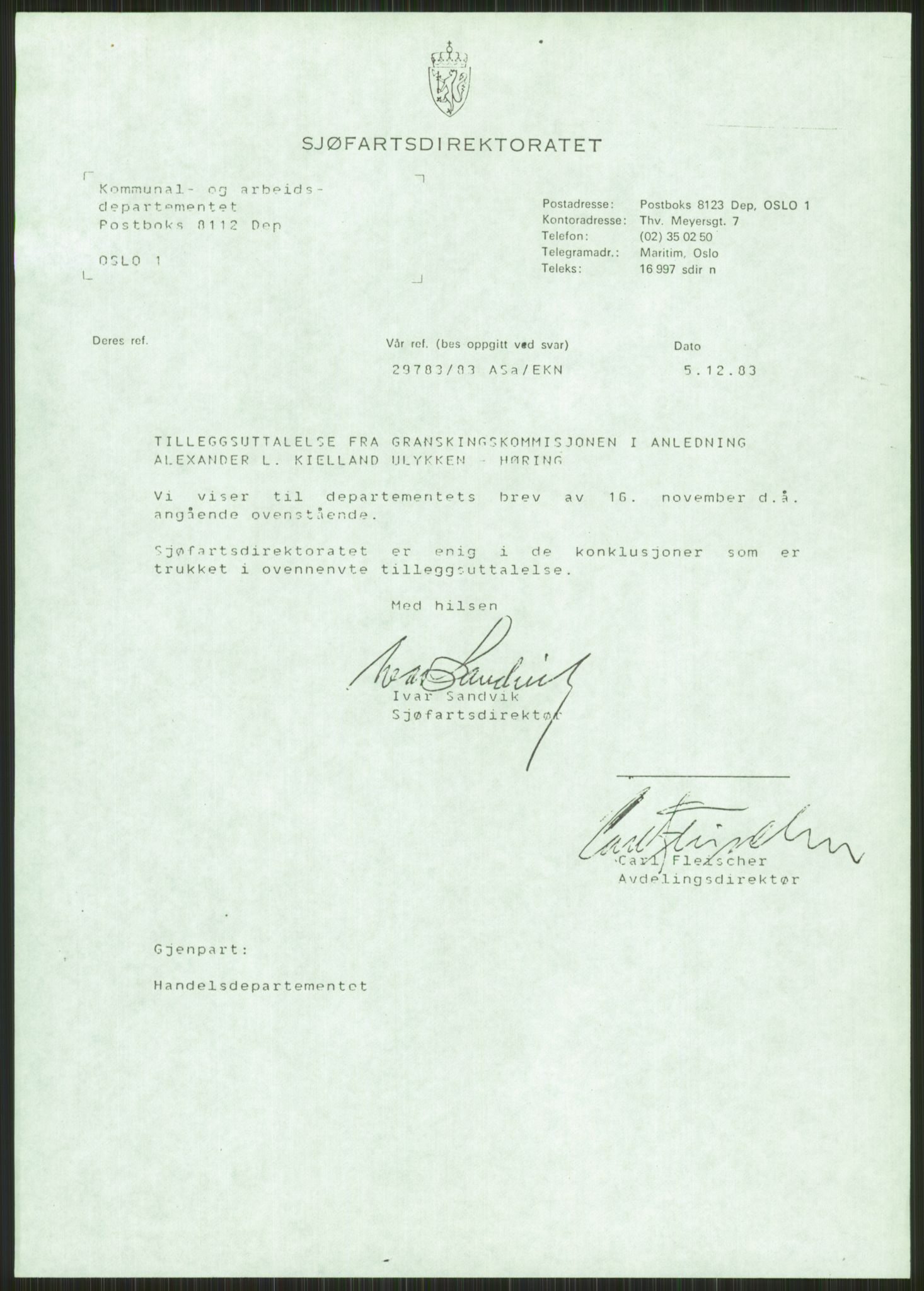 Sjøfartsdirektoratet med forløpere, generelt arkiv, AV/RA-S-1407/D/Ds/Dsb/L0640: Flyttbare innretninger, 1980-1984