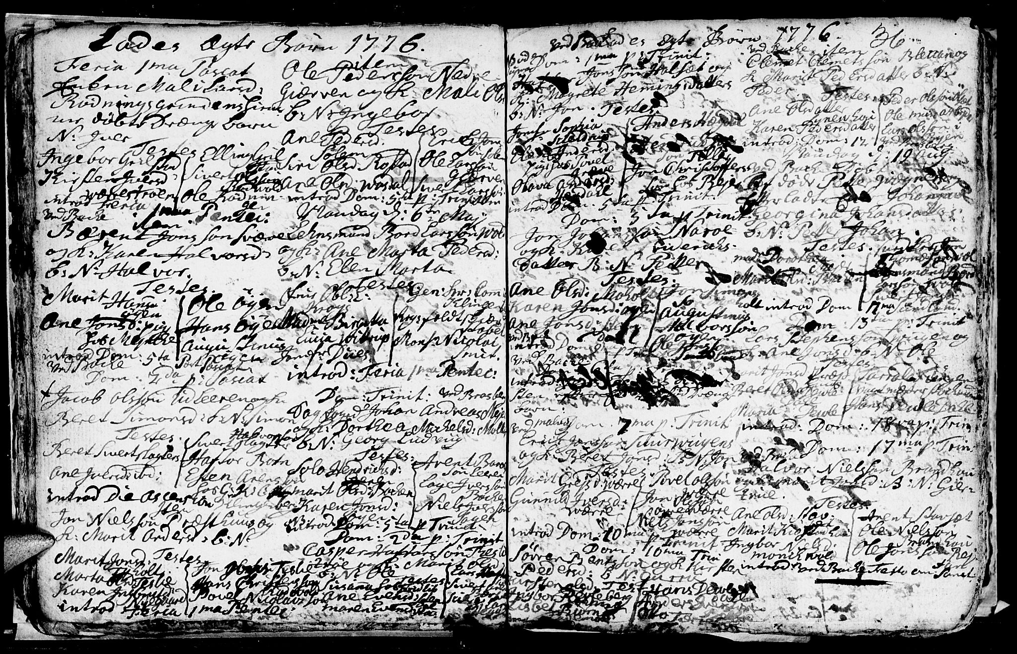 Ministerialprotokoller, klokkerbøker og fødselsregistre - Sør-Trøndelag, SAT/A-1456/606/L0305: Parish register (copy) no. 606C01, 1757-1819, p. 36