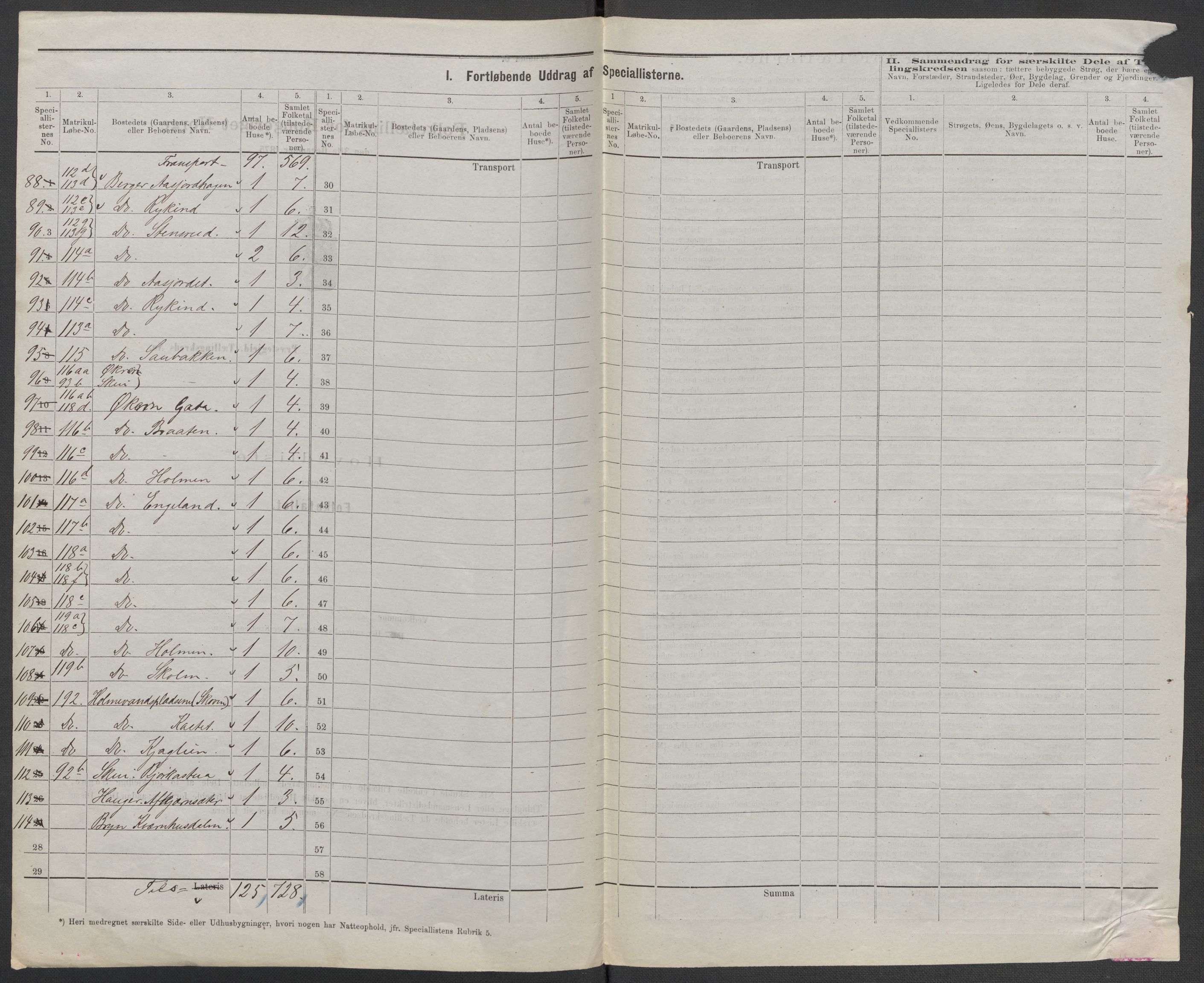 RA, 1875 census for 0220P Asker, 1875, p. 61