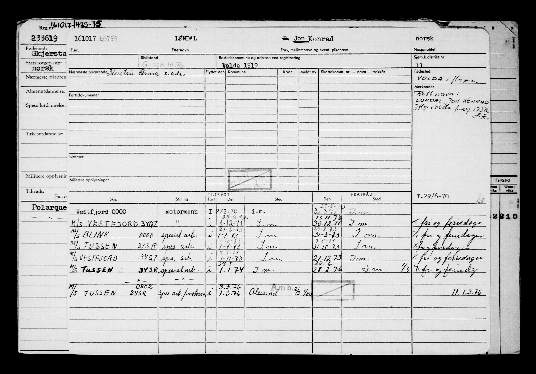 Direktoratet for sjømenn, AV/RA-S-3545/G/Gb/L0152: Hovedkort, 1917, p. 549