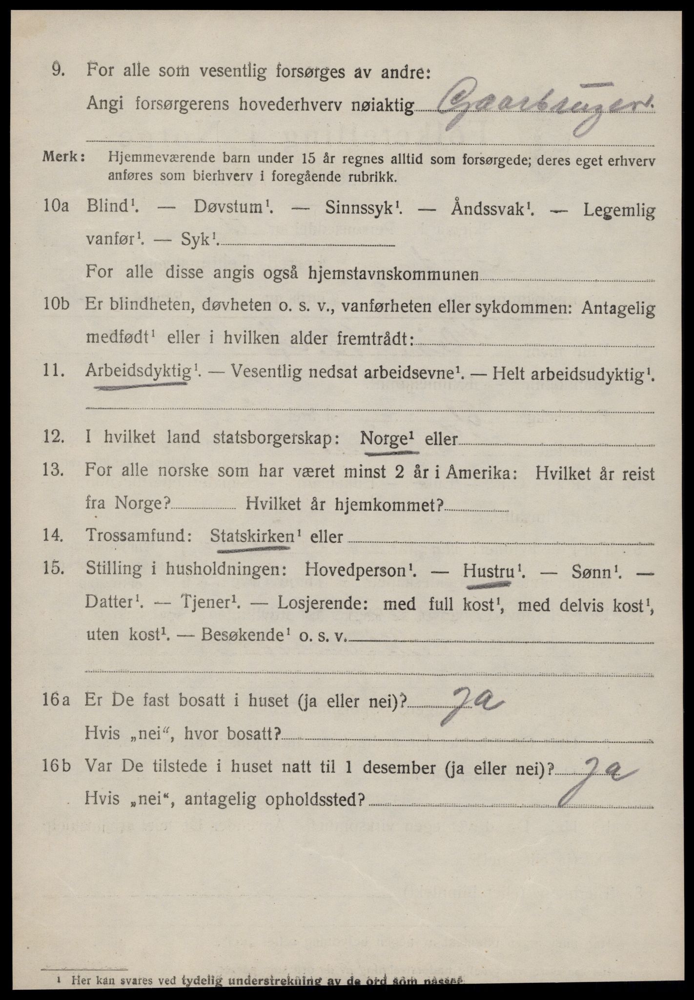 SAT, 1920 census for Ørsta, 1920, p. 4337