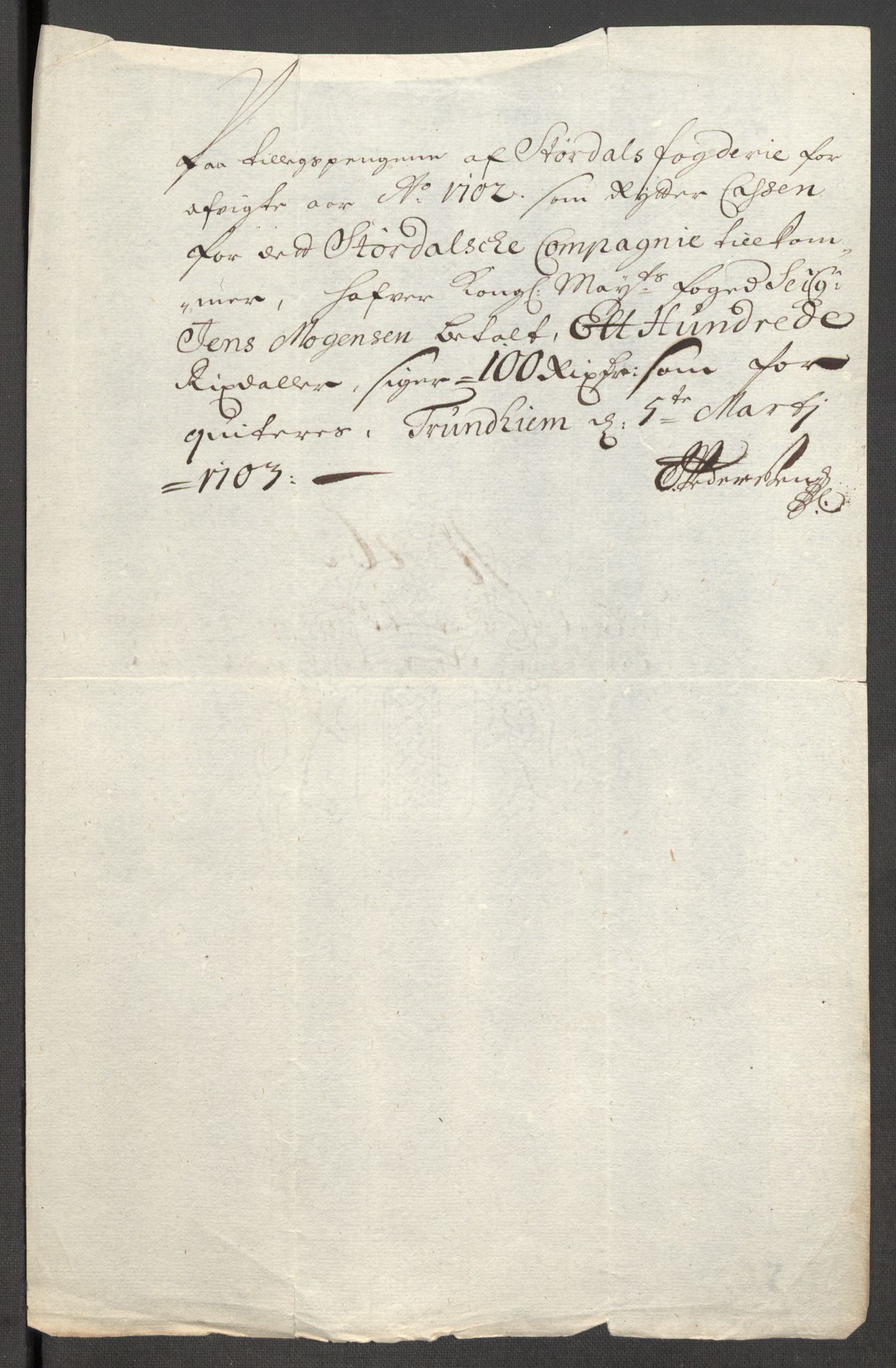 Rentekammeret inntil 1814, Reviderte regnskaper, Fogderegnskap, RA/EA-4092/R62/L4193: Fogderegnskap Stjørdal og Verdal, 1701-1702, p. 497