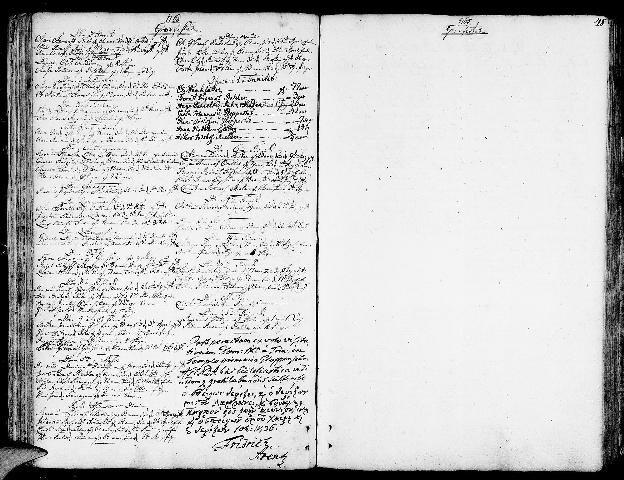 Gloppen sokneprestembete, SAB/A-80101/H/Haa/Haaa/L0004: Parish register (official) no. A 4, 1758-1784, p. 48