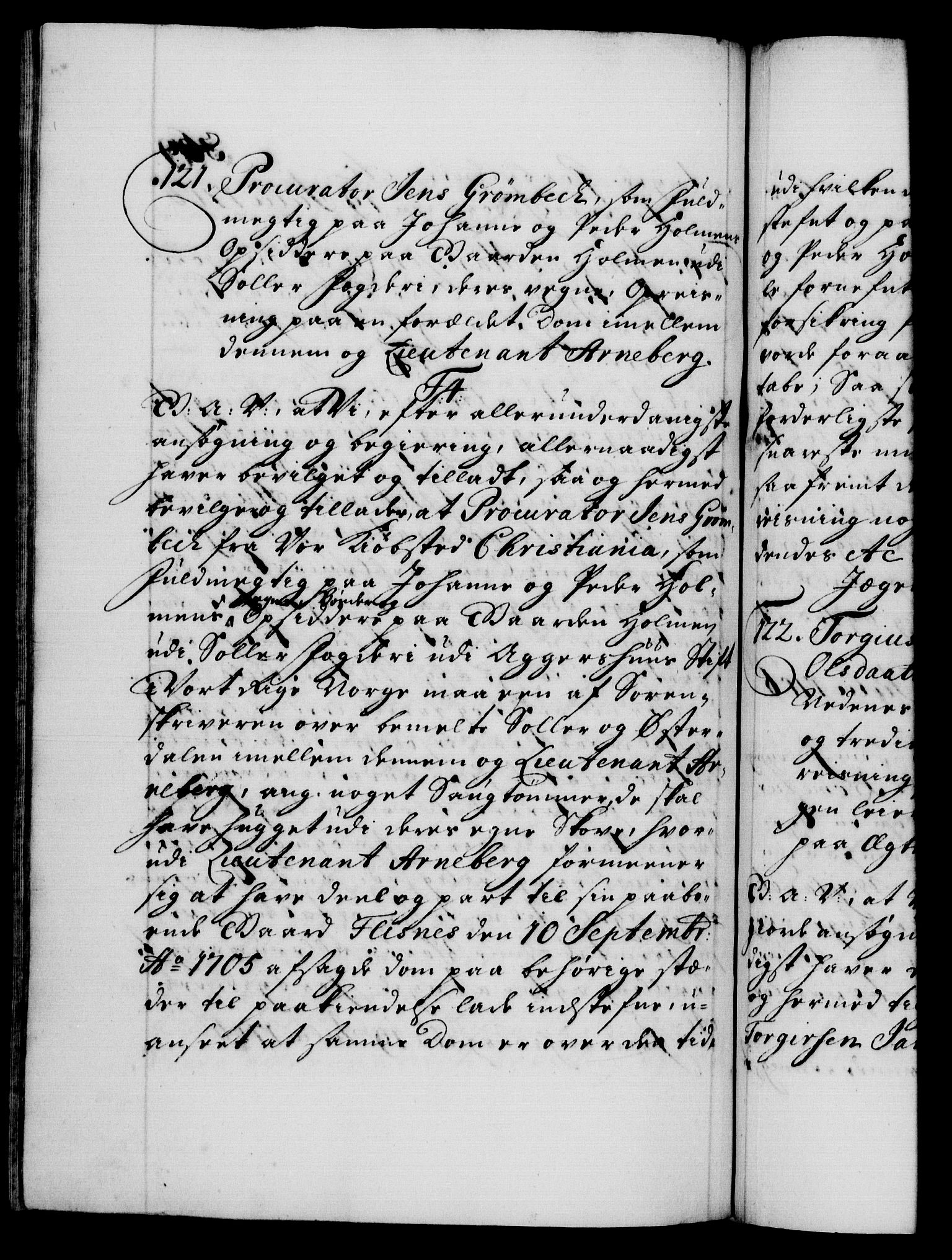 Danske Kanselli 1572-1799, AV/RA-EA-3023/F/Fc/Fca/Fcaa/L0019: Norske registre, 1704-1707, p. 369b