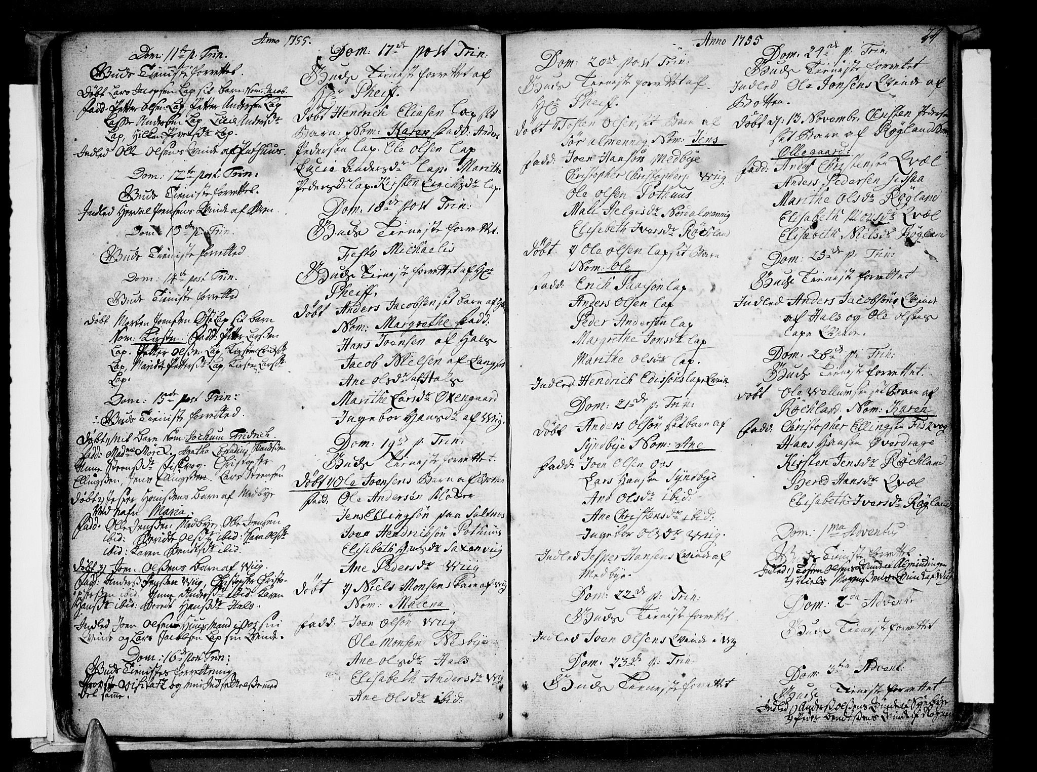 Ministerialprotokoller, klokkerbøker og fødselsregistre - Nordland, SAT/A-1459/847/L0663: Parish register (official) no. 847A03, 1749-1770, p. 24