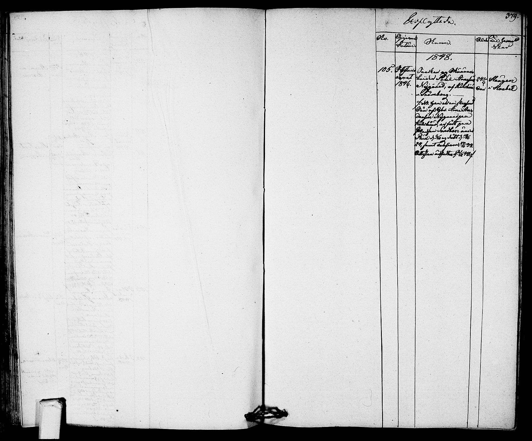 Eidsberg prestekontor Kirkebøker, AV/SAO-A-10905/F/Fa/L0008: Parish register (official) no. I 8, 1832-1848, p. 379