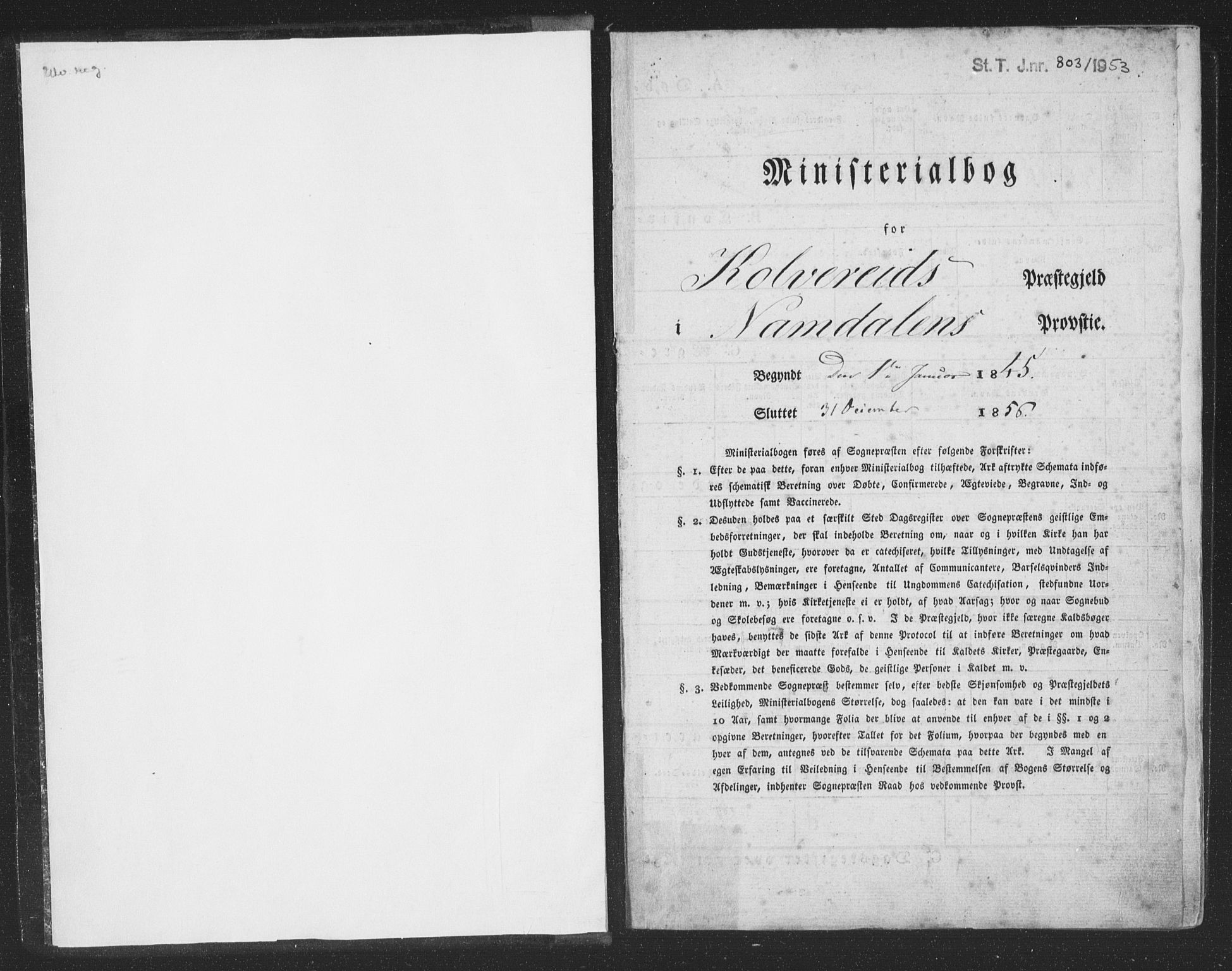 Ministerialprotokoller, klokkerbøker og fødselsregistre - Nord-Trøndelag, SAT/A-1458/780/L0640: Parish register (official) no. 780A05, 1845-1856