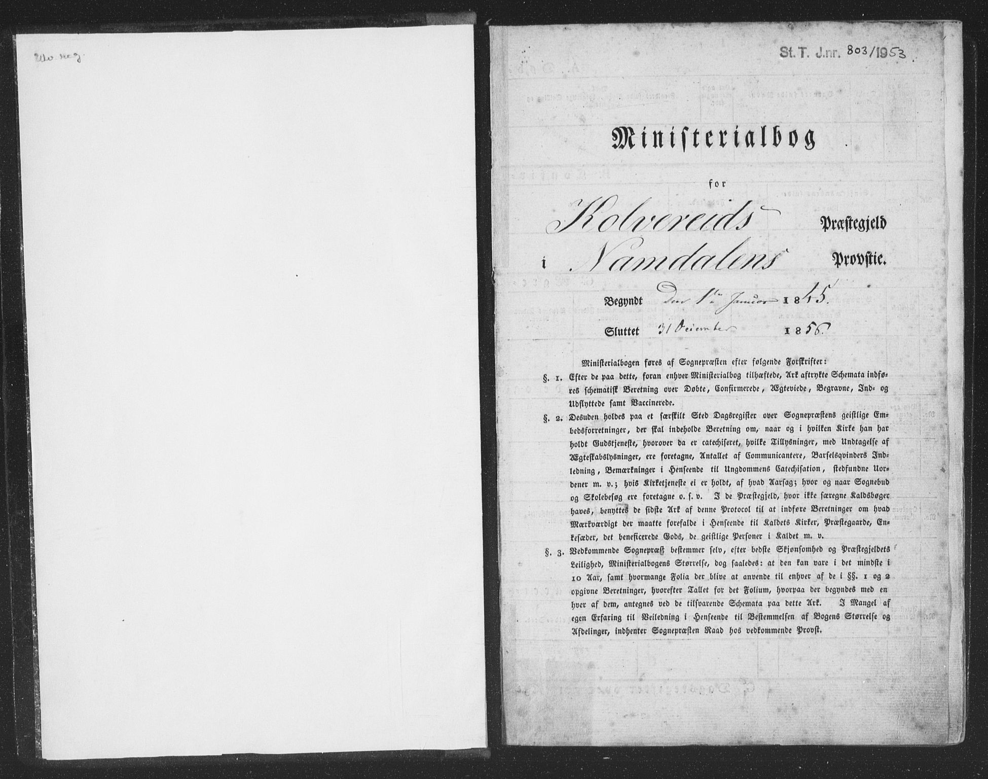 Ministerialprotokoller, klokkerbøker og fødselsregistre - Nord-Trøndelag, AV/SAT-A-1458/780/L0640: Parish register (official) no. 780A05, 1845-1856