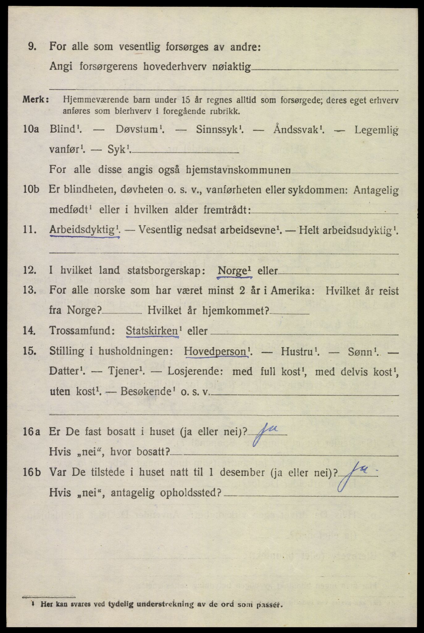 SAH, 1920 census for Åsnes, 1920, p. 12343