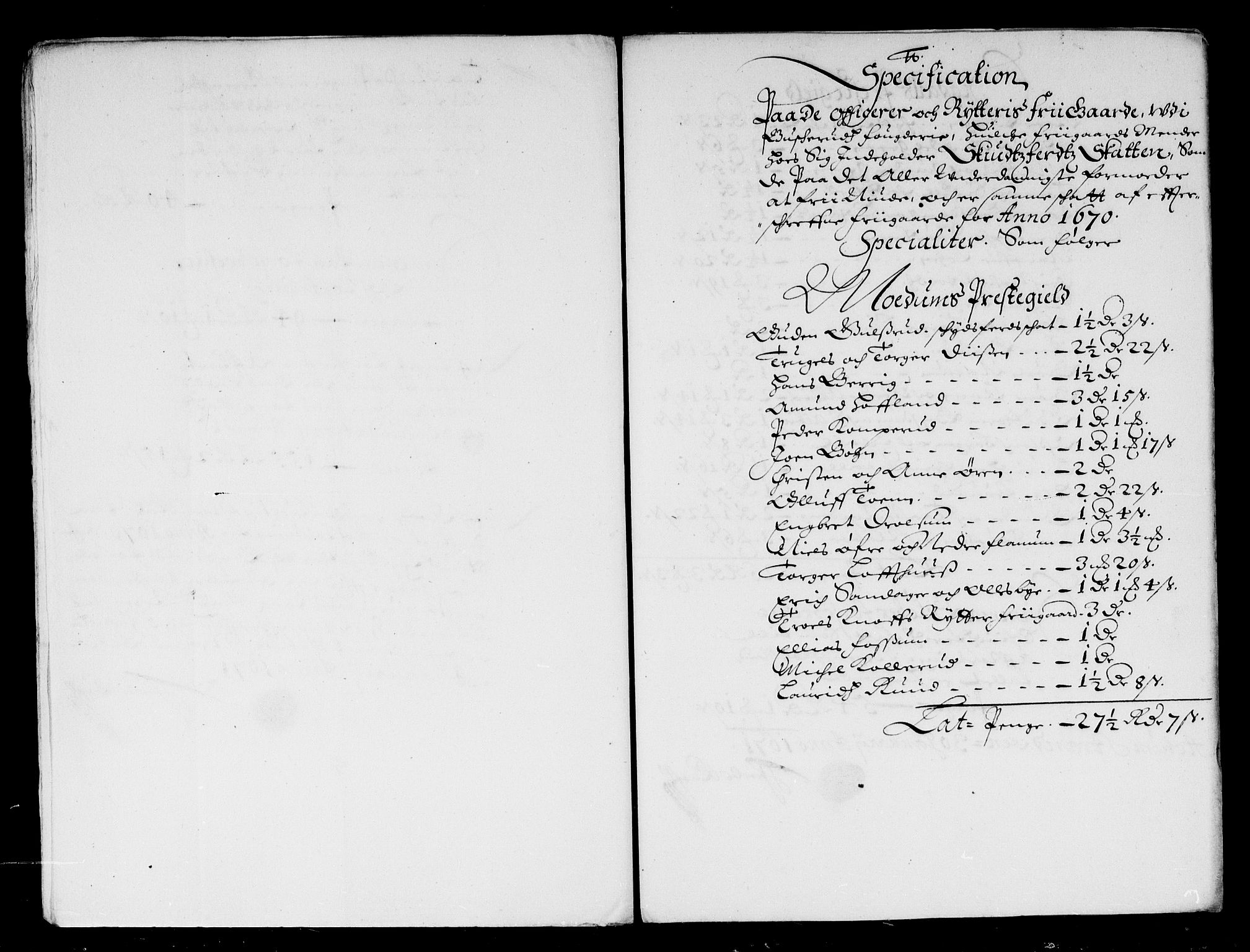 Rentekammeret inntil 1814, Reviderte regnskaper, Stiftamtstueregnskaper, Landkommissariatet på Akershus og Akershus stiftamt, AV/RA-EA-5869/R/Rb/L0068: Akershus stiftamt, 1670