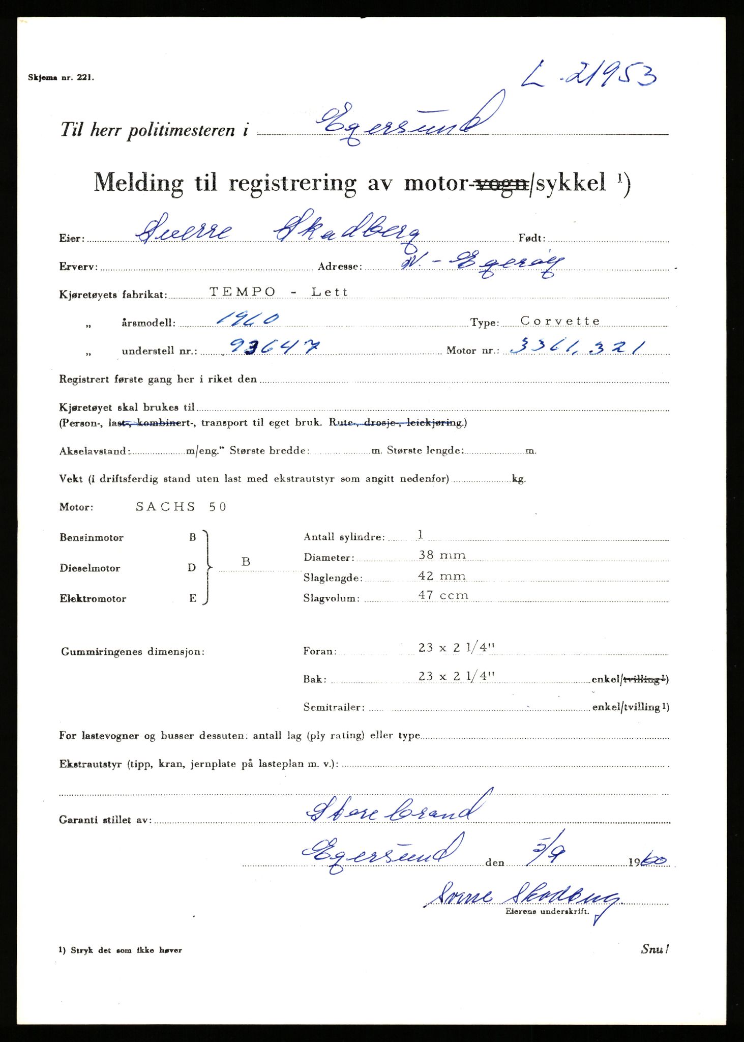 Stavanger trafikkstasjon, AV/SAST-A-101942/0/F/L0038: L-21500 - L-22252, 1930-1971, p. 1475