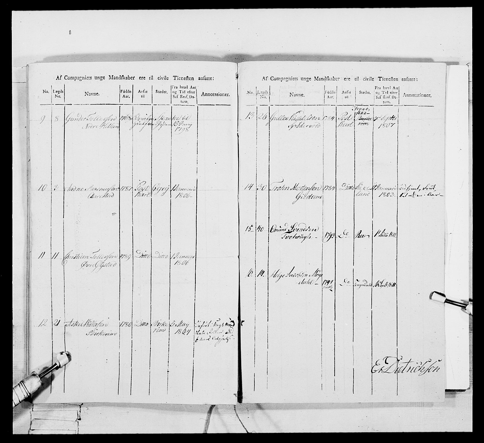 Generalitets- og kommissariatskollegiet, Det kongelige norske kommissariatskollegium, RA/EA-5420/E/Eh/L0111: Vesterlenske nasjonale infanteriregiment, 1810, p. 547