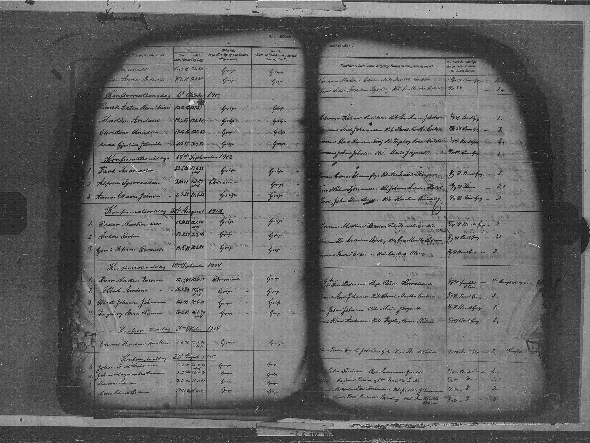 Kristiansund sokneprestkontor, AV/SAT-A-1068/1/I/I1: Parish register (official) no. 36, 1880-1919, p. 6