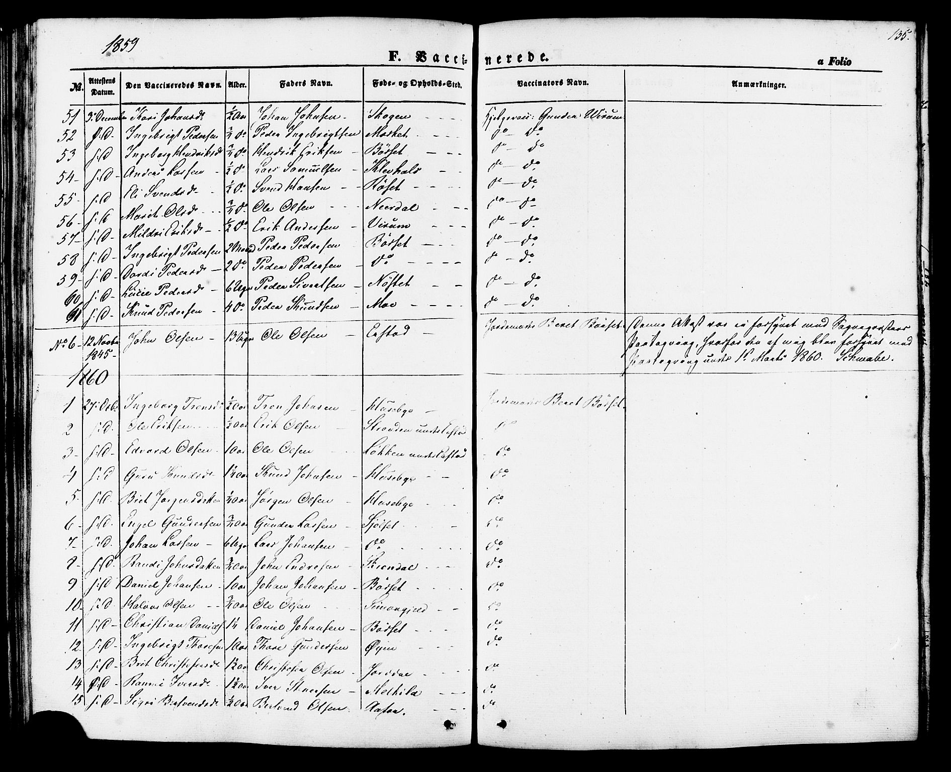 Ministerialprotokoller, klokkerbøker og fødselsregistre - Møre og Romsdal, AV/SAT-A-1454/588/L1004: Parish register (official) no. 588A01, 1854-1870, p. 135