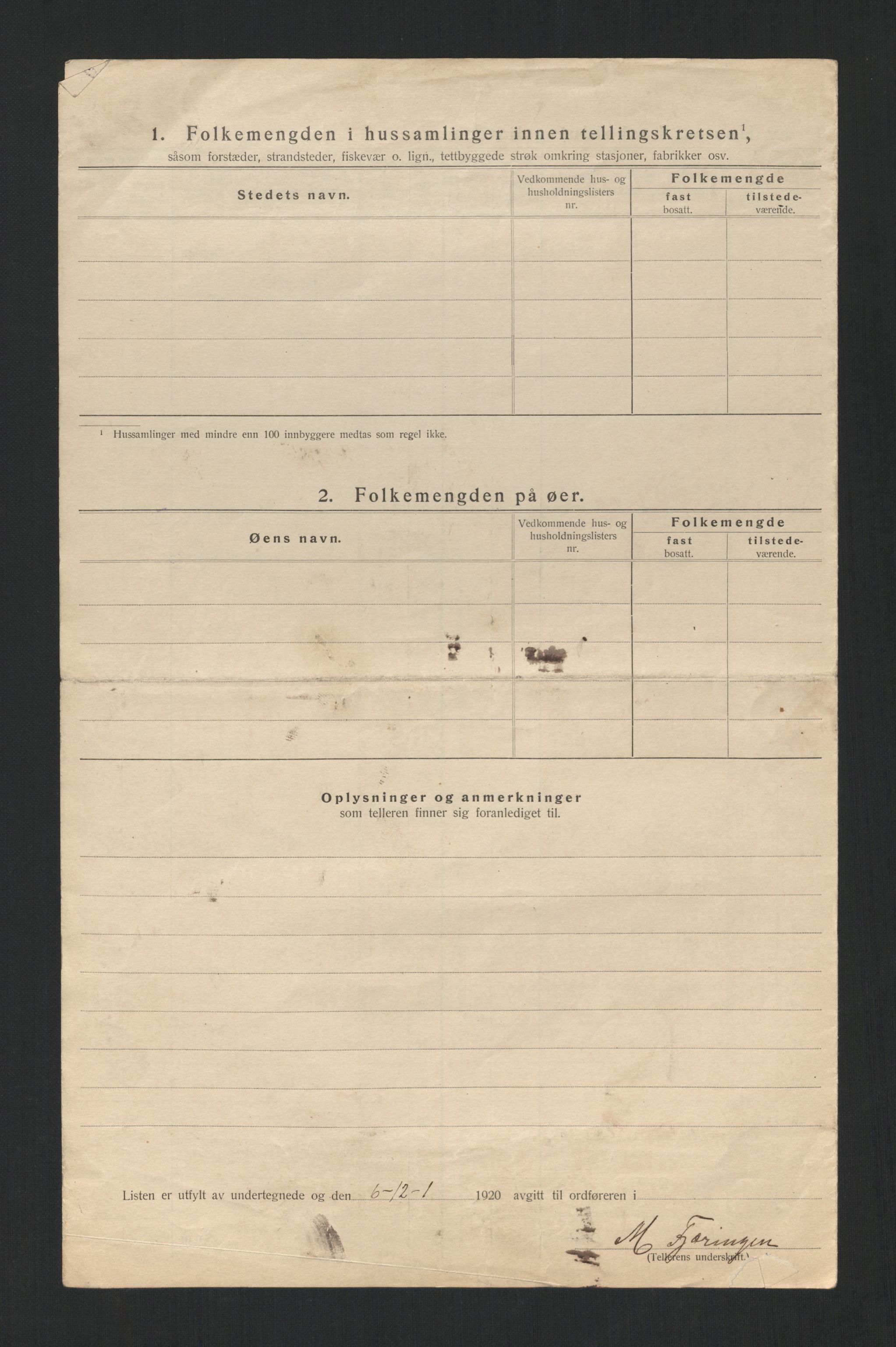 SAT, 1920 census for Grong, 1920, p. 32