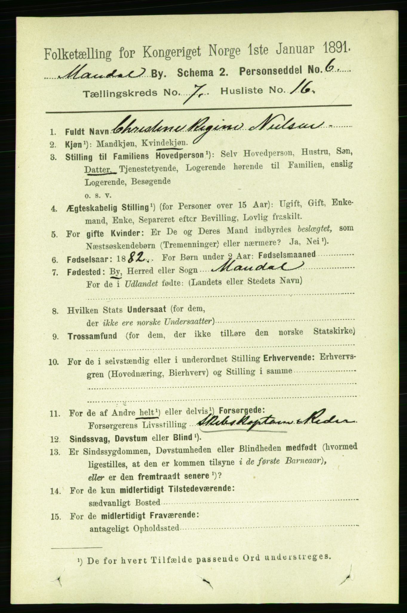 RA, 1891 census for 1002 Mandal, 1891, p. 2346