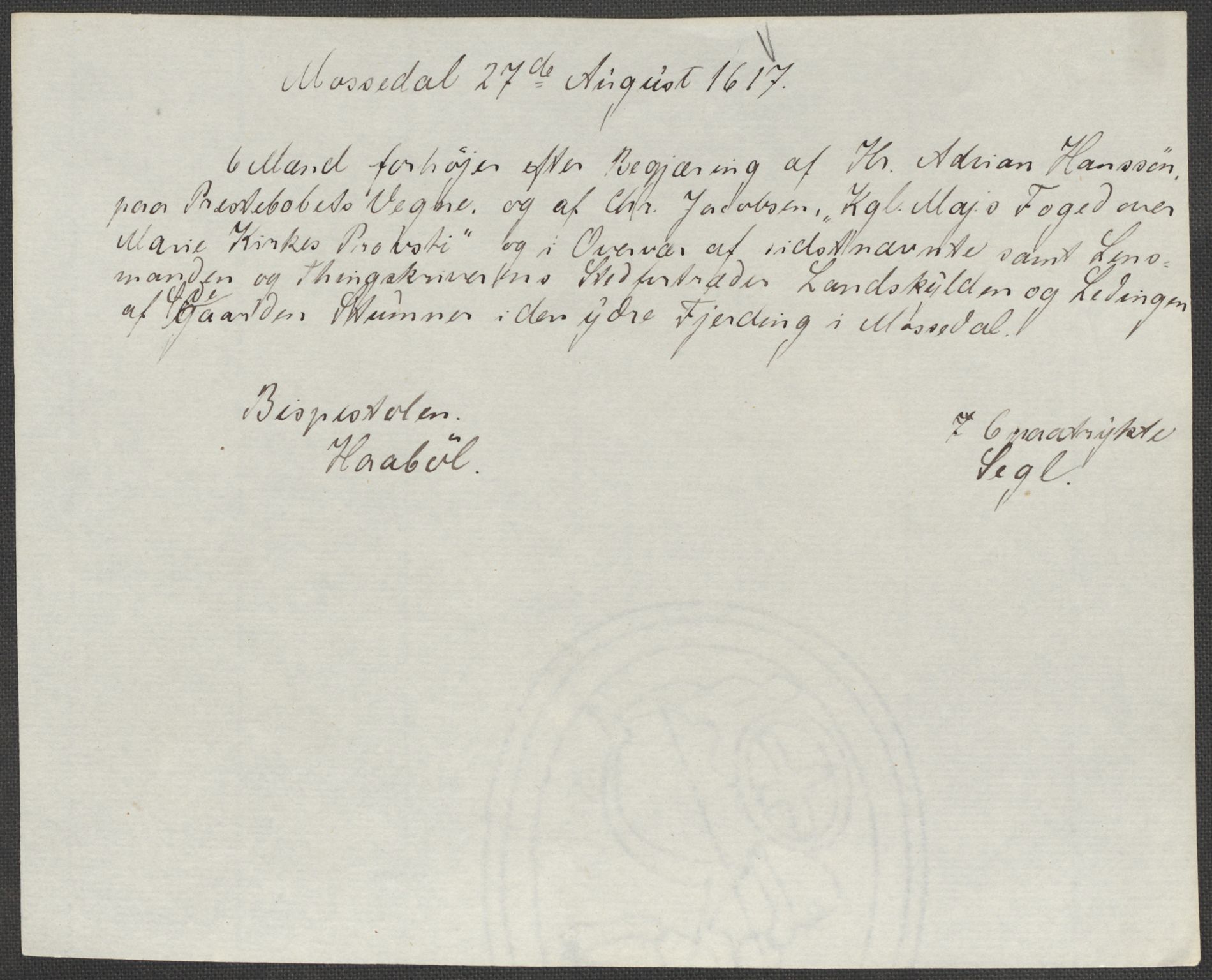 Riksarkivets diplomsamling, AV/RA-EA-5965/F15/L0005: Prestearkiv - Østfold, 1572-1830, p. 219