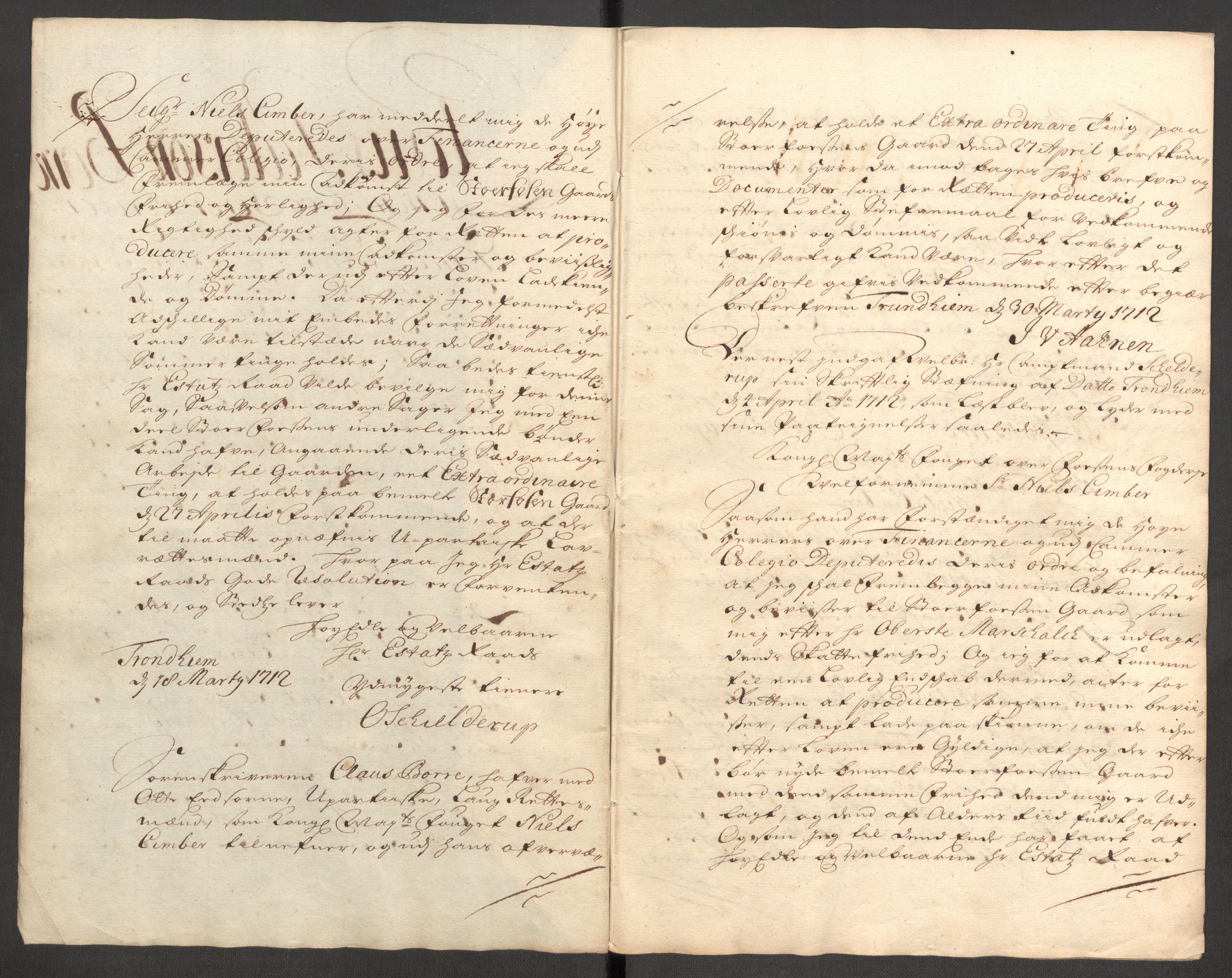 Rentekammeret inntil 1814, Reviderte regnskaper, Fogderegnskap, AV/RA-EA-4092/R57/L3858: Fogderegnskap Fosen, 1708-1709, p. 475