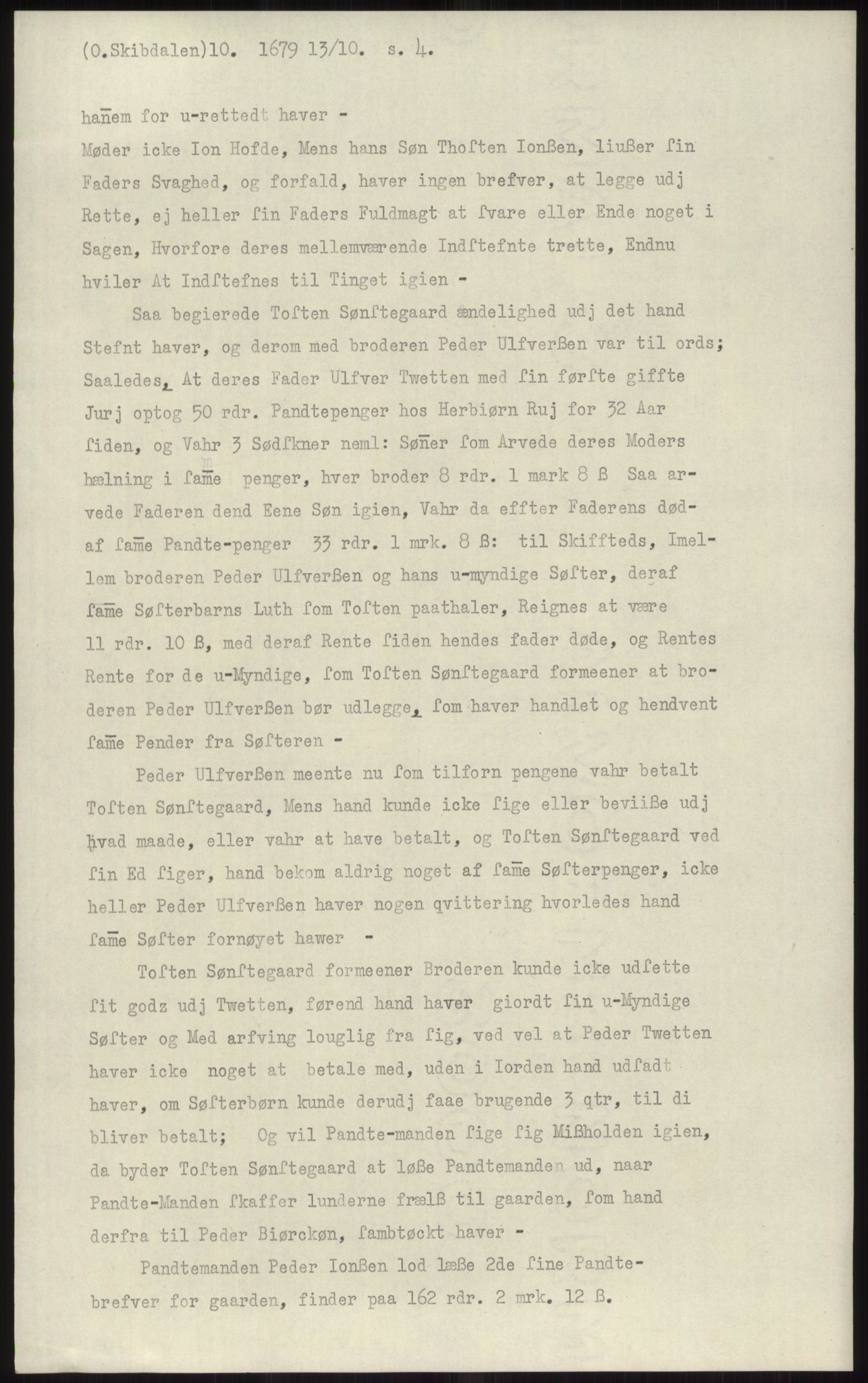 Samlinger til kildeutgivelse, Diplomavskriftsamlingen, AV/RA-EA-4053/H/Ha, p. 2958