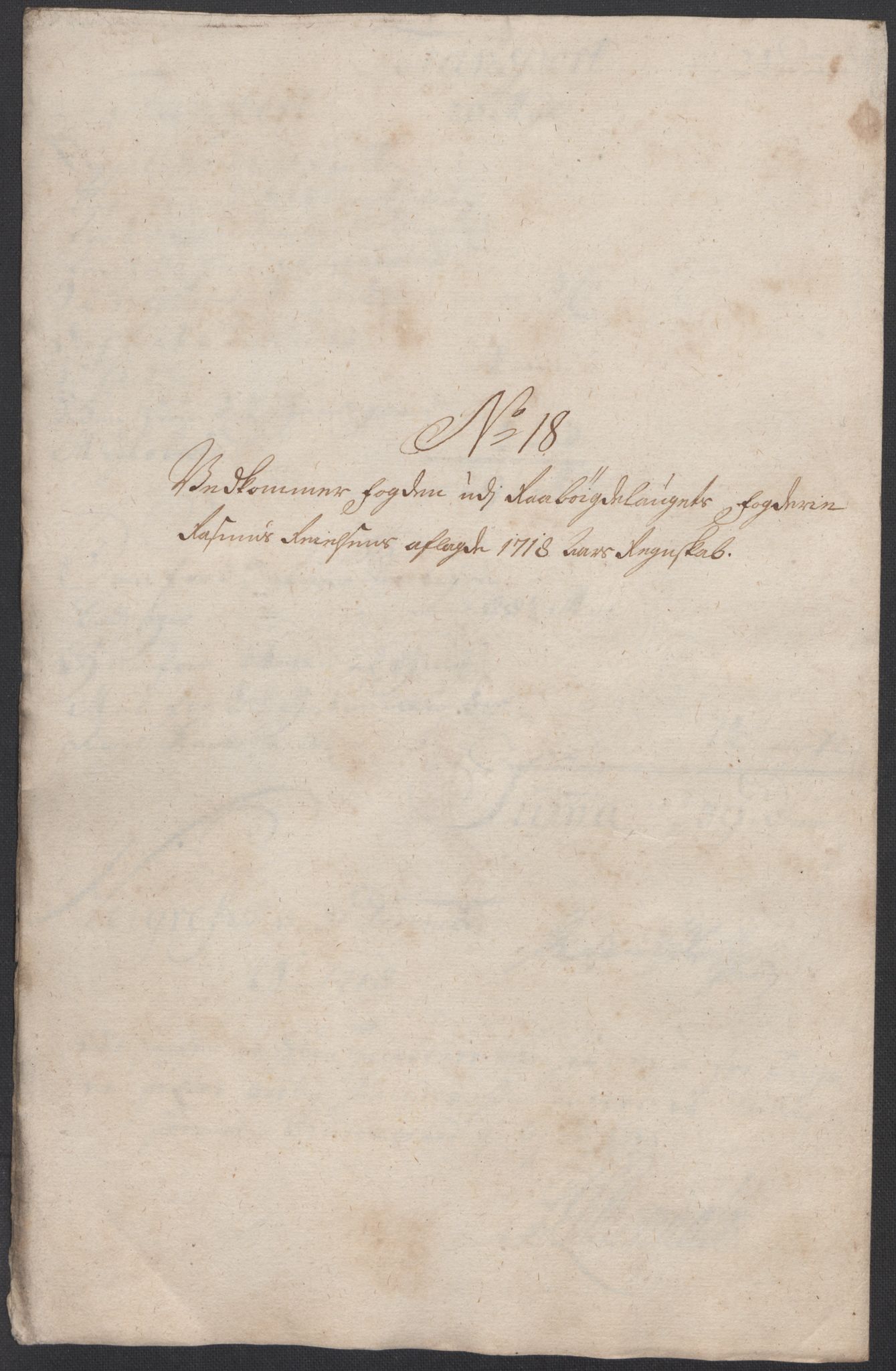 Rentekammeret inntil 1814, Reviderte regnskaper, Fogderegnskap, AV/RA-EA-4092/R40/L2453: Fogderegnskap Råbyggelag, 1718-1719, p. 160