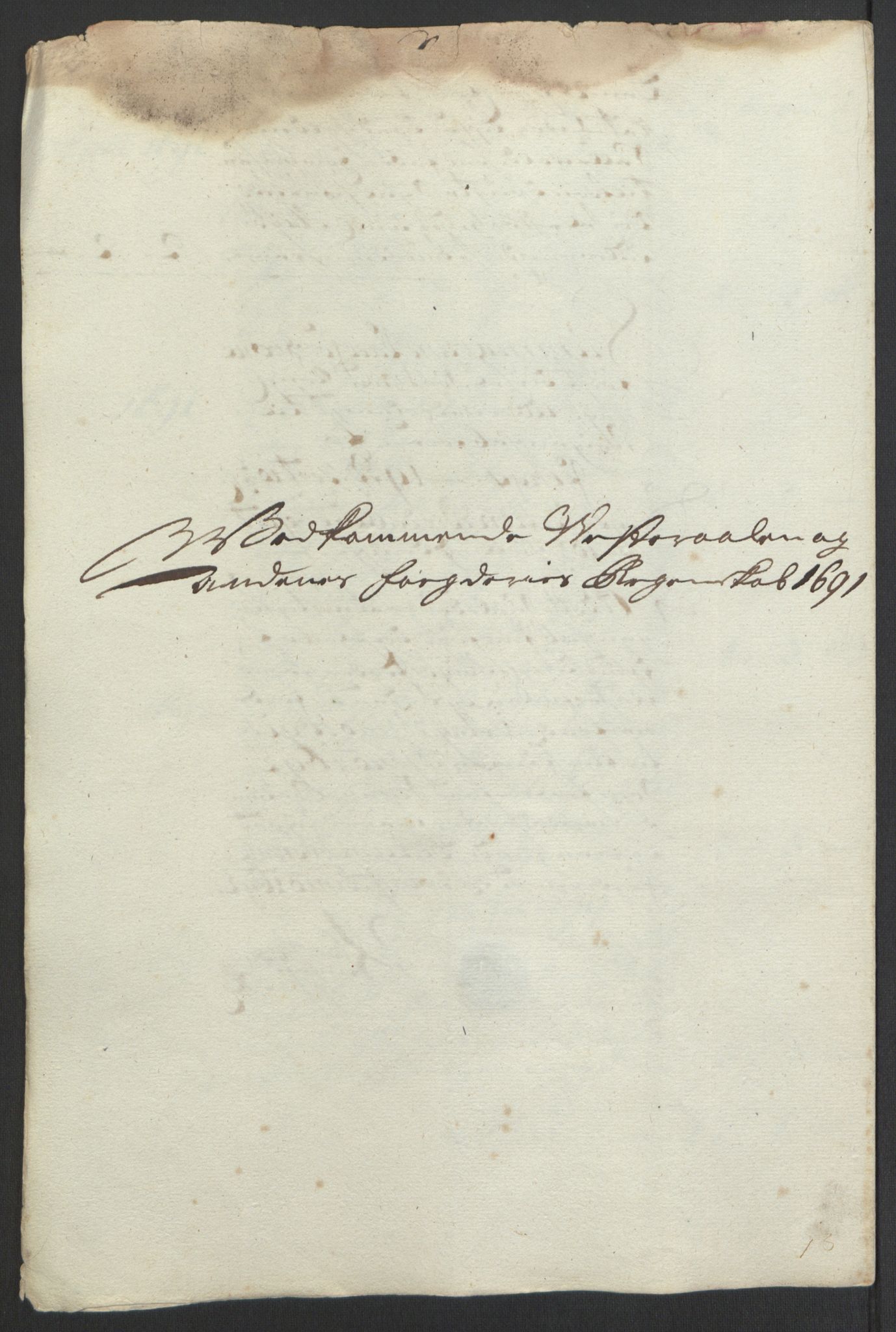 Rentekammeret inntil 1814, Reviderte regnskaper, Fogderegnskap, RA/EA-4092/R67/L4676: Fogderegnskap Vesterålen, Andenes og Lofoten, 1691-1693, p. 182