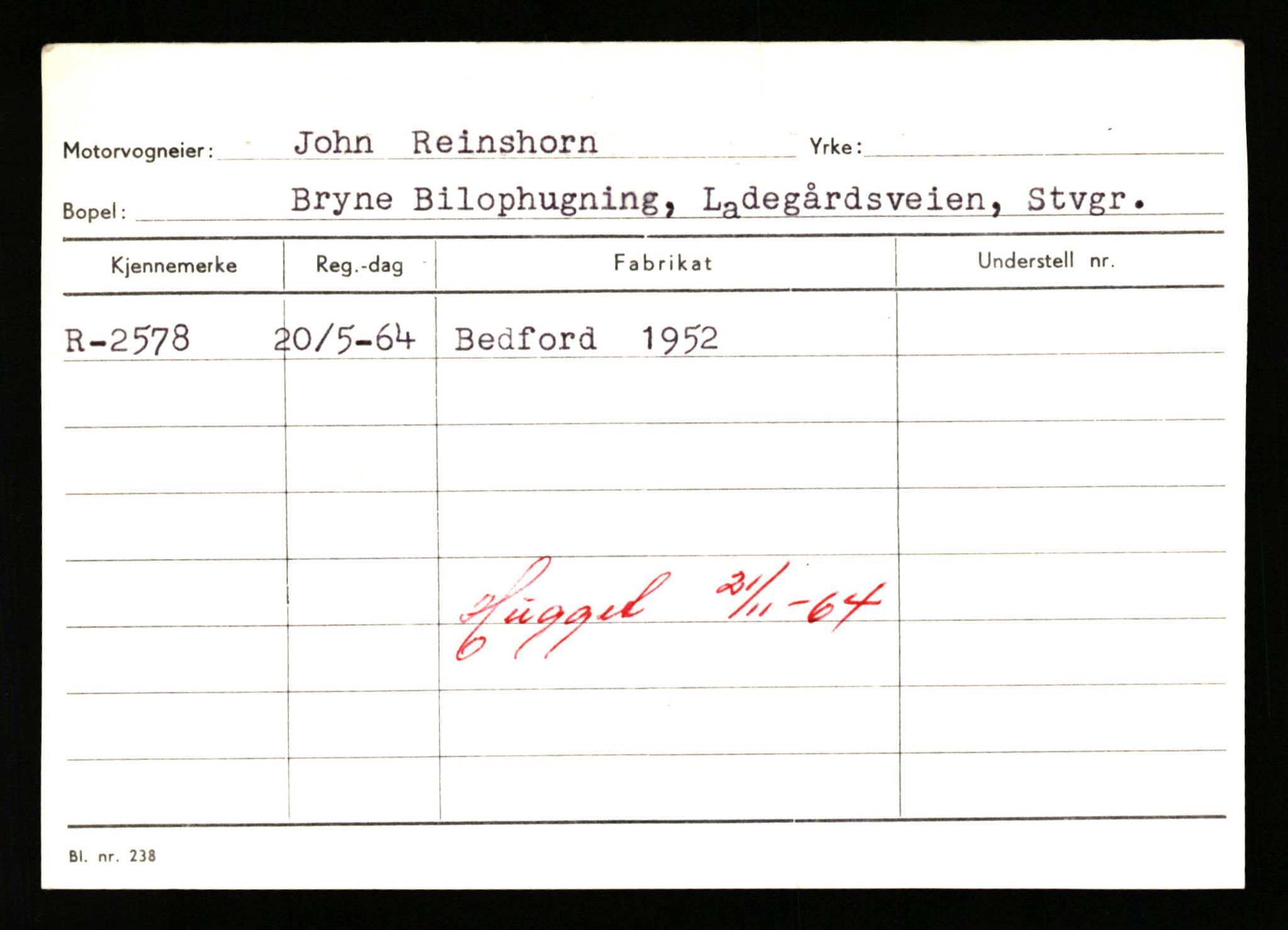 Stavanger trafikkstasjon, AV/SAST-A-101942/0/G/L0001: Registreringsnummer: 0 - 5782, 1930-1971, p. 1741