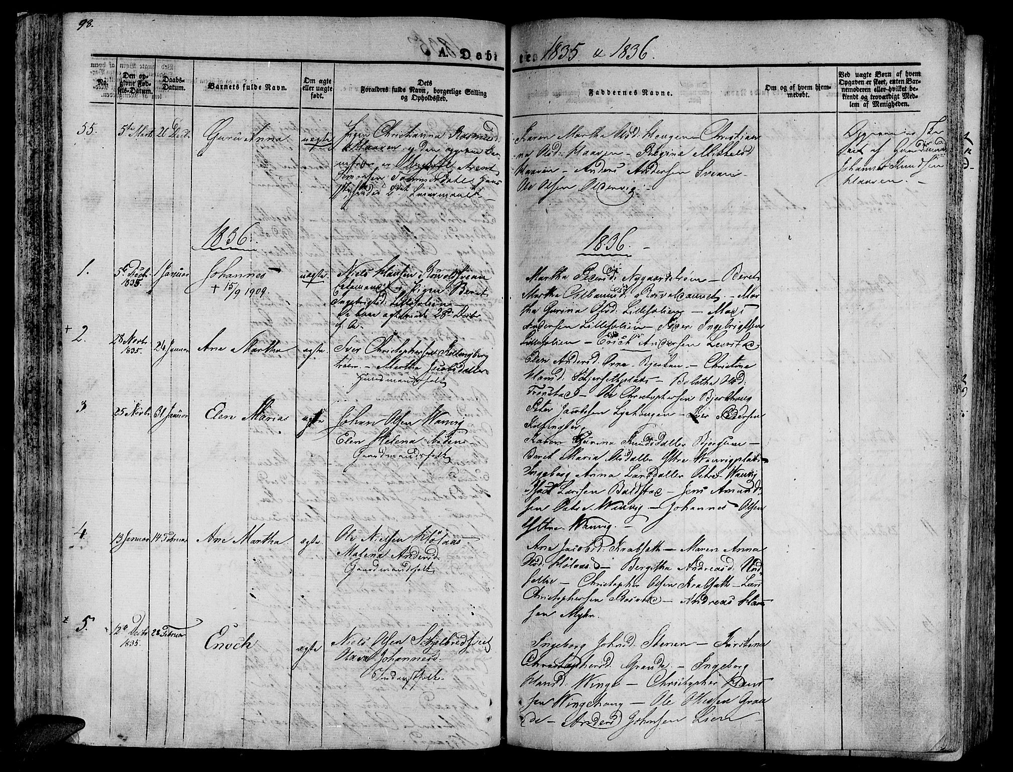 Ministerialprotokoller, klokkerbøker og fødselsregistre - Nord-Trøndelag, AV/SAT-A-1458/701/L0006: Parish register (official) no. 701A06, 1825-1841, p. 98