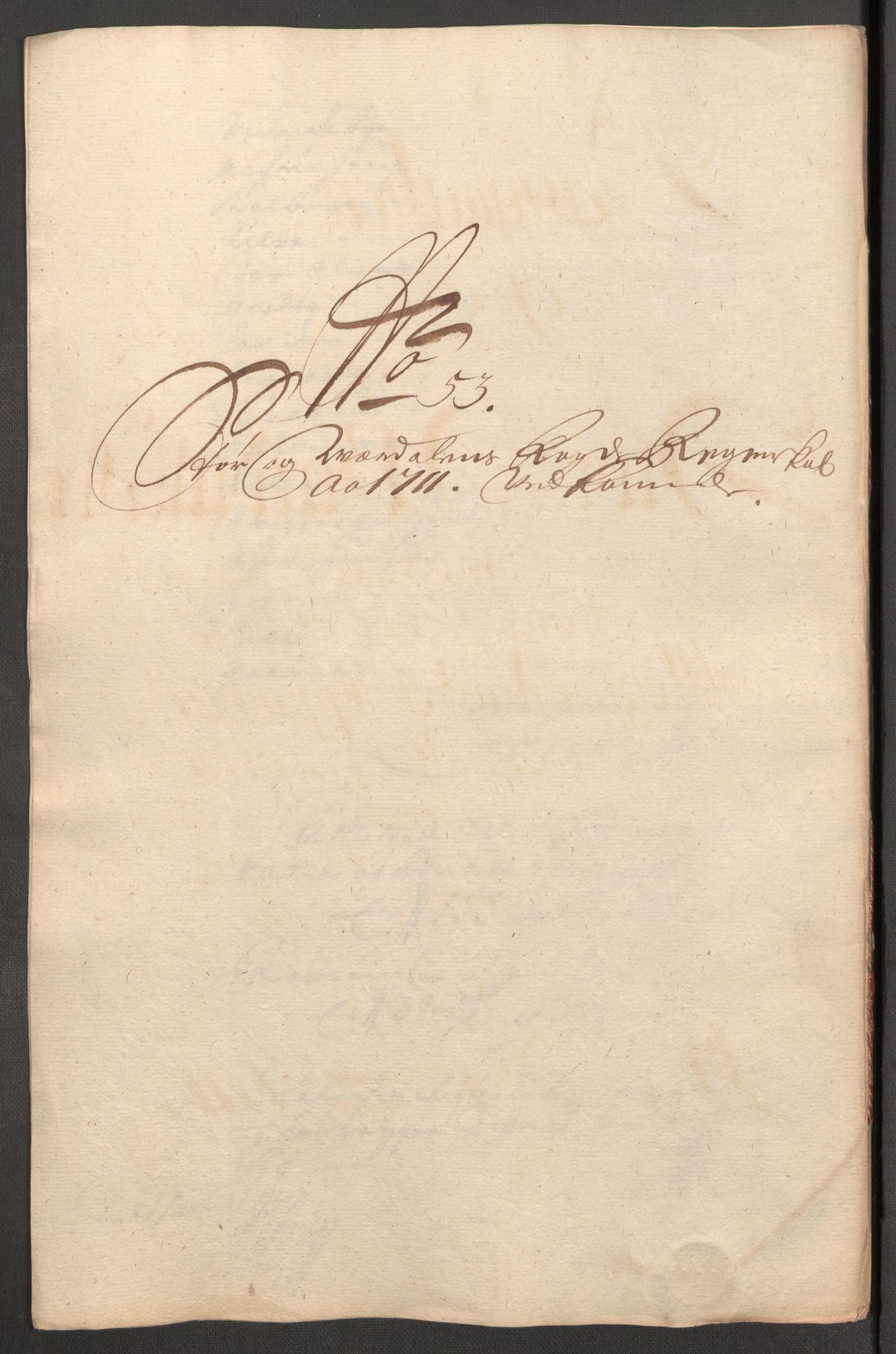 Rentekammeret inntil 1814, Reviderte regnskaper, Fogderegnskap, RA/EA-4092/R62/L4201: Fogderegnskap Stjørdal og Verdal, 1711, p. 246