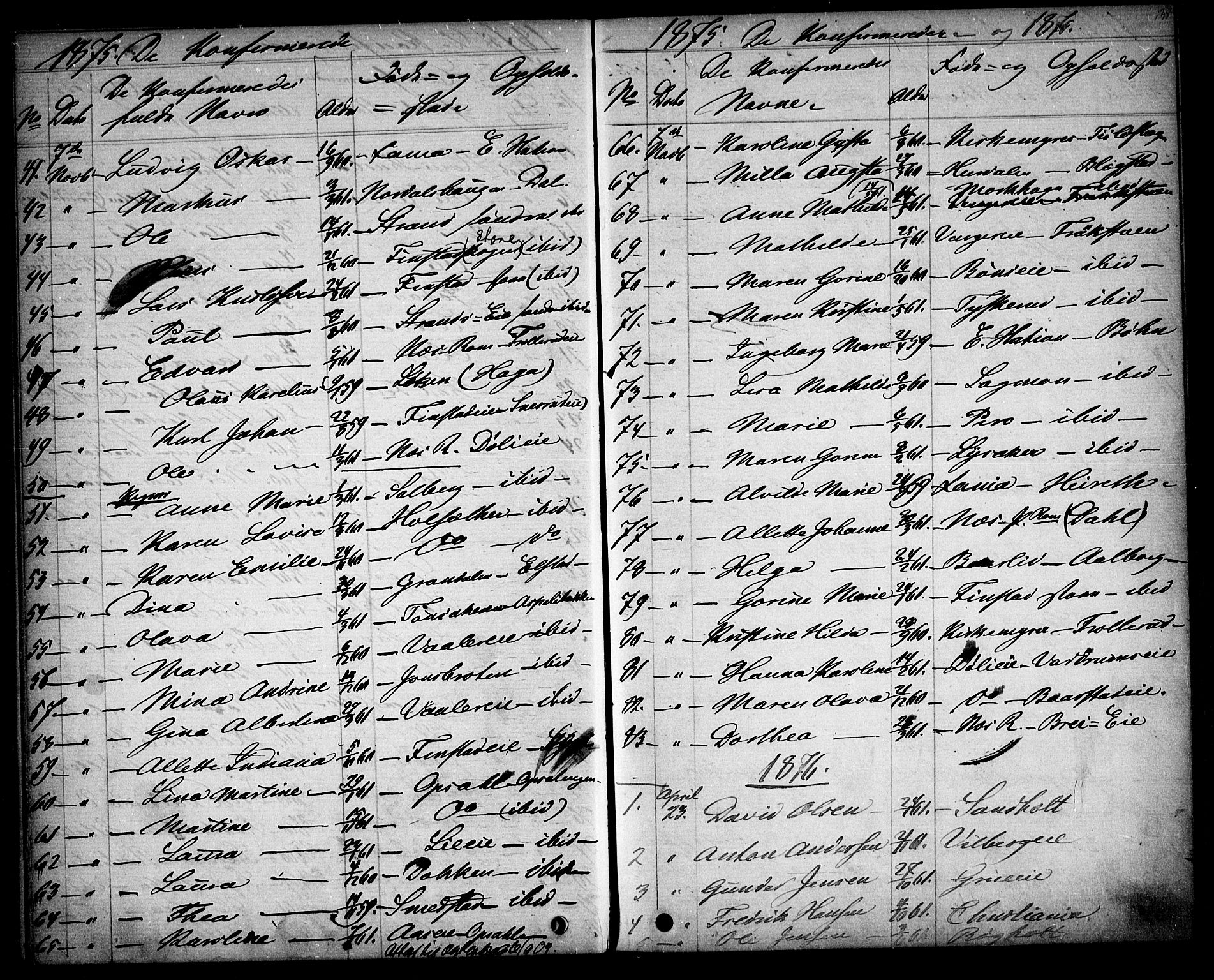 Eidsvoll prestekontor Kirkebøker, SAO/A-10888/G/Ga/L0003: Parish register (copy) no. I 3, 1871-1877, p. 138
