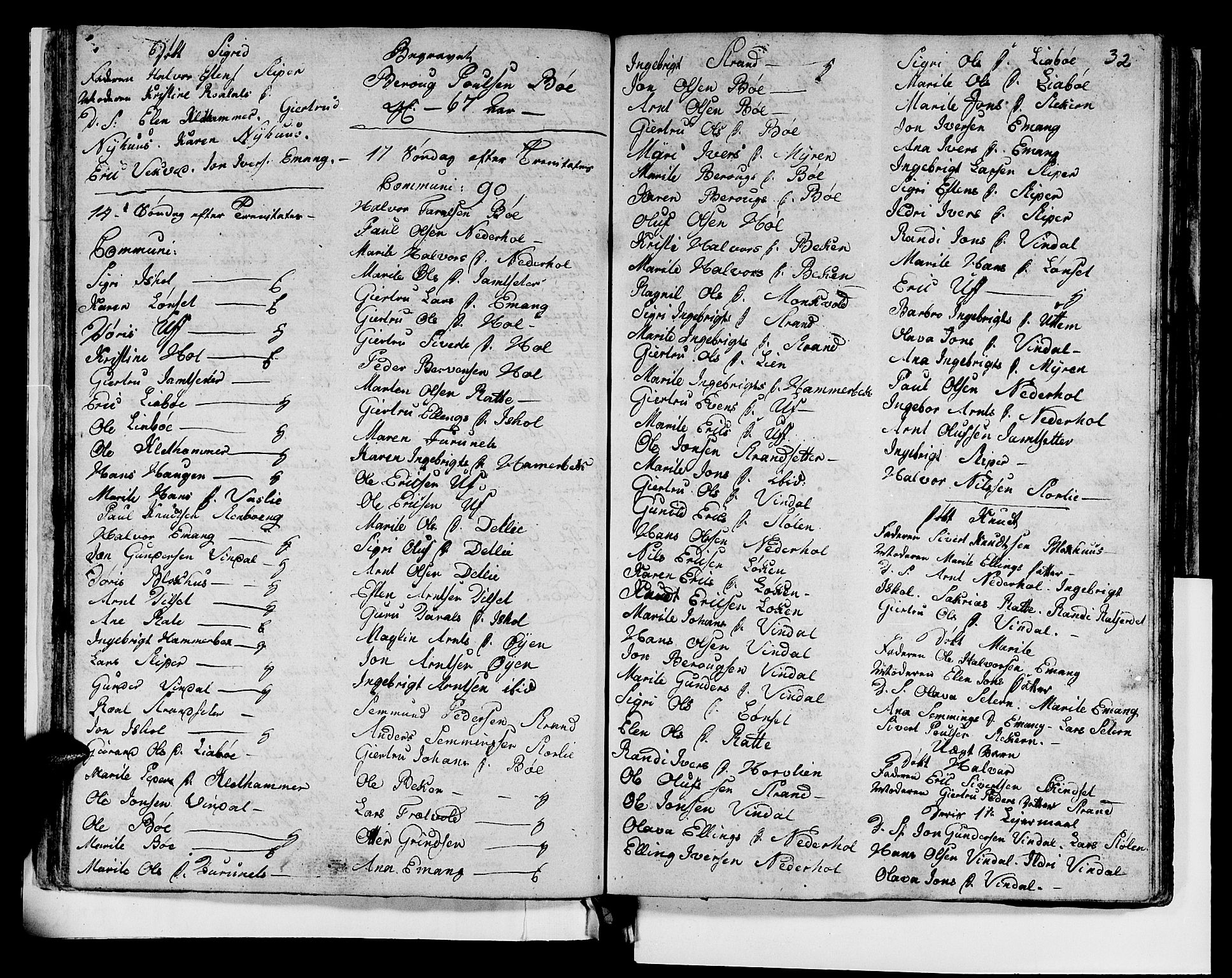 Ministerialprotokoller, klokkerbøker og fødselsregistre - Sør-Trøndelag, SAT/A-1456/679/L0921: Parish register (copy) no. 679C01, 1792-1840, p. 32