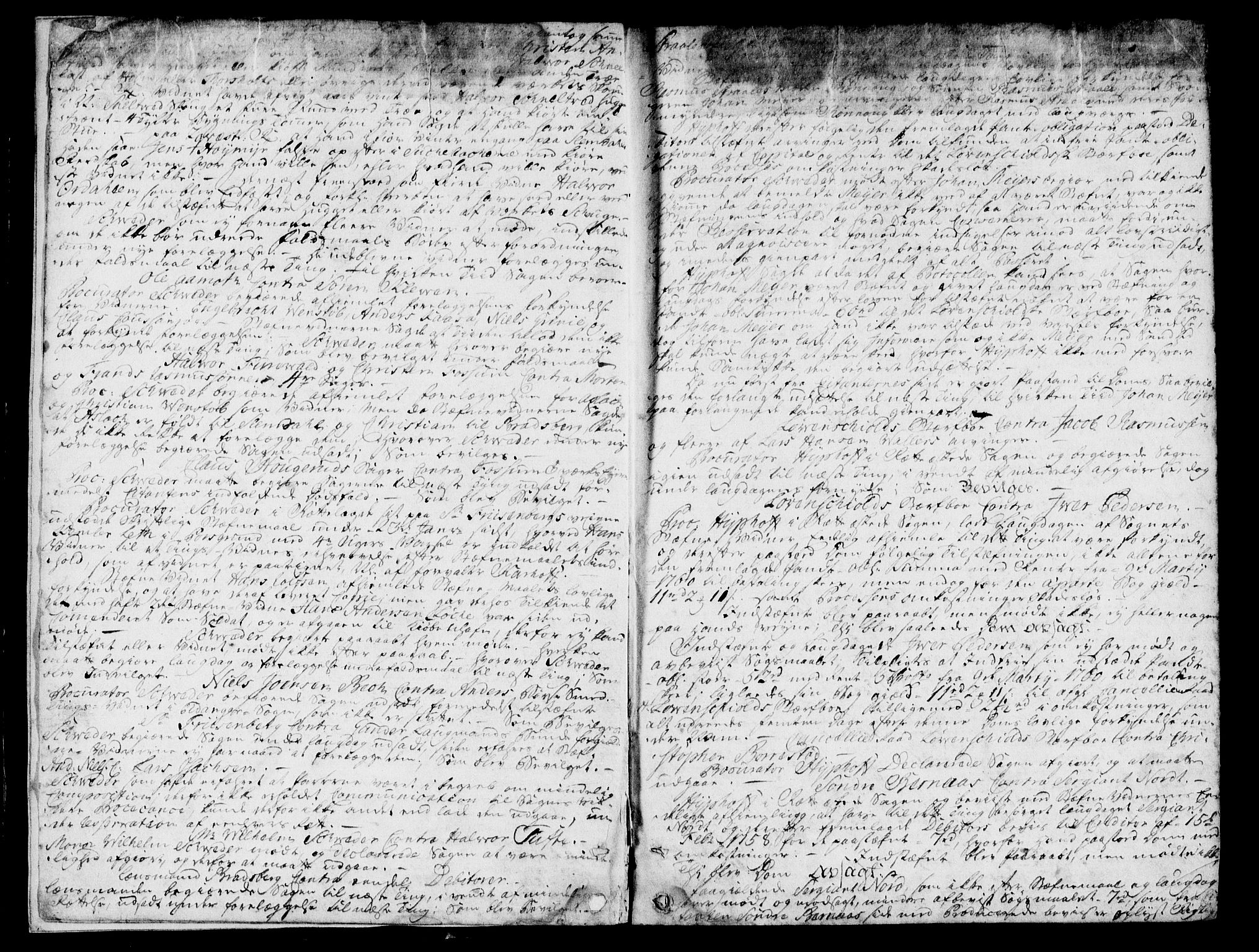 Bamble sorenskriveri, SAKO/A-214/F/Fa/Faa/L0017: Tingbok, 1761-1766, p. 3