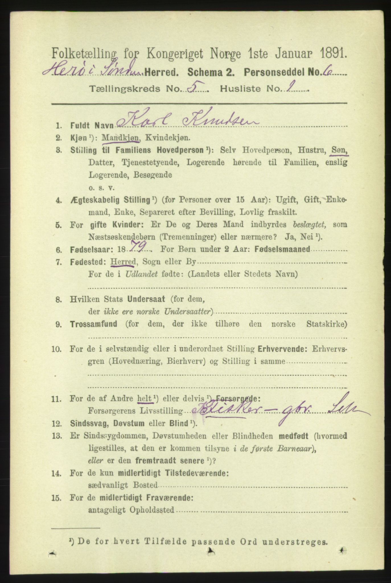 RA, 1891 census for 1515 Herøy, 1891, p. 1917