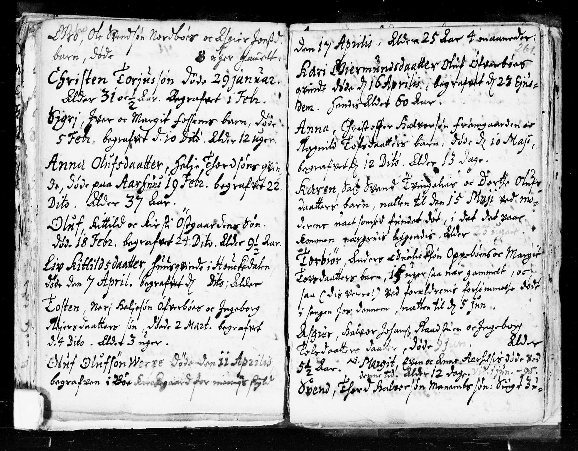 Seljord kirkebøker, SAKO/A-20/F/Fa/L0002: Parish register (official) no. I 2, 1689-1713, p. 260-261