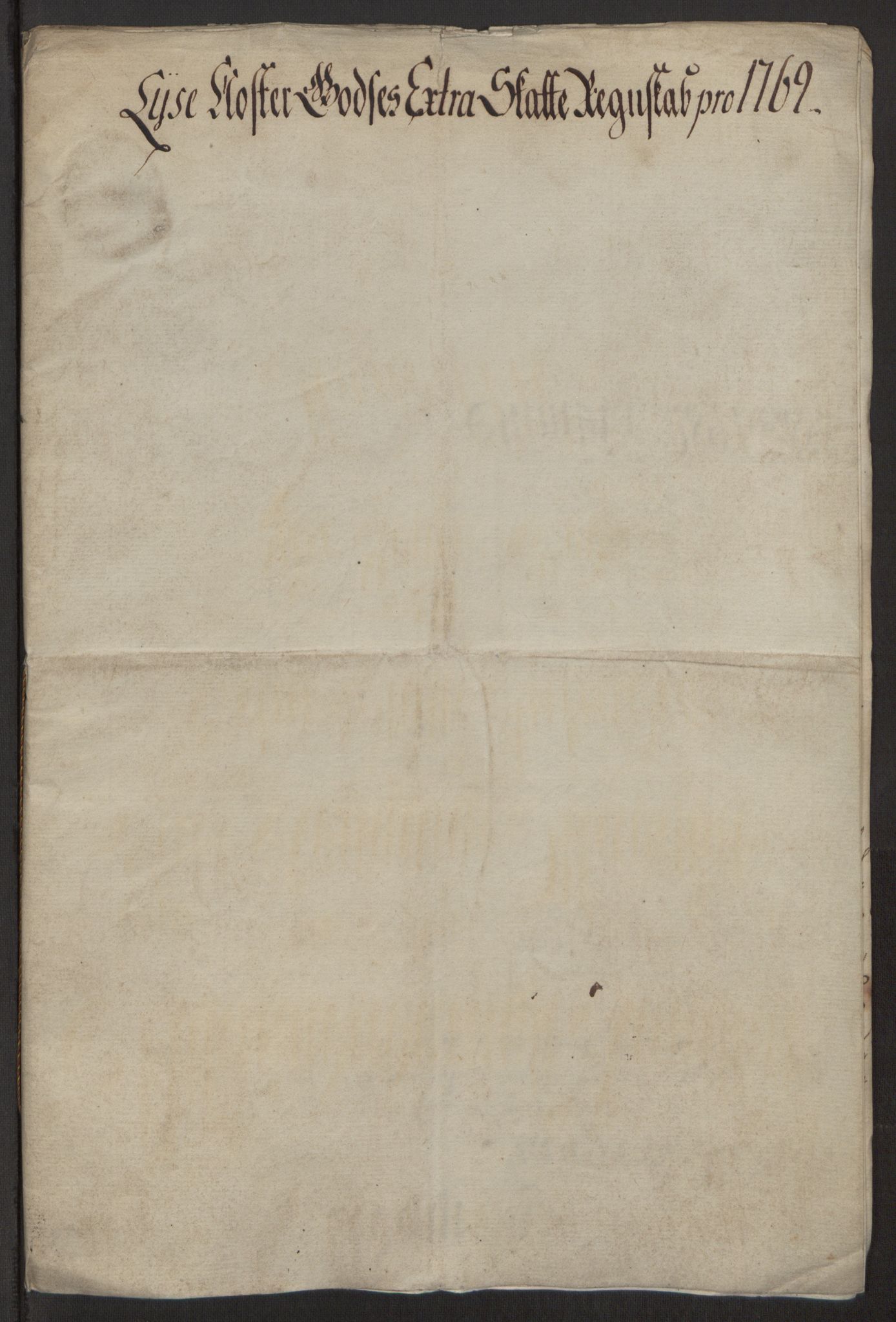 Rentekammeret inntil 1814, Reviderte regnskaper, Fogderegnskap, AV/RA-EA-4092/R50/L3180: Ekstraskatten Lyse kloster, 1762-1783, p. 212