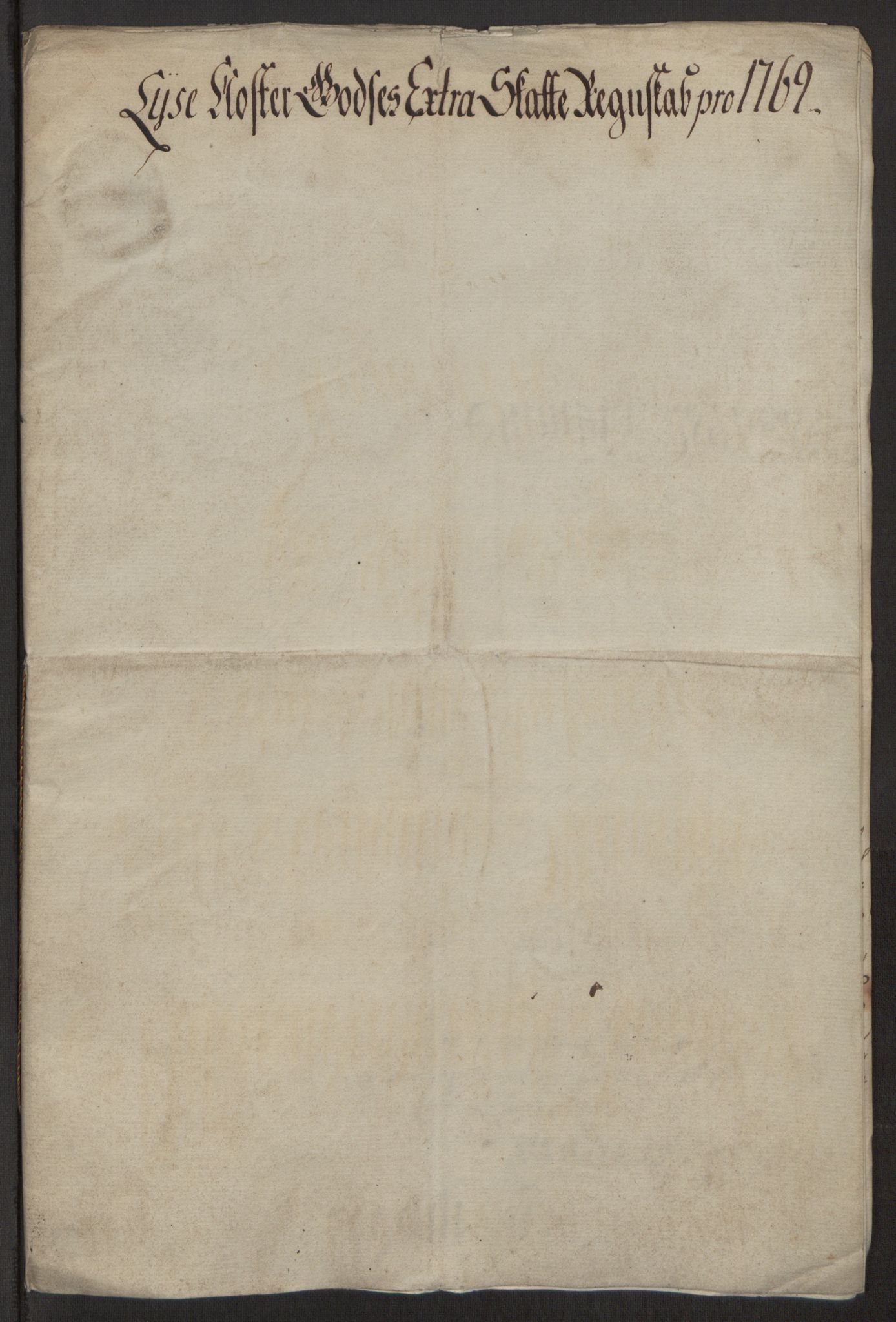 Rentekammeret inntil 1814, Reviderte regnskaper, Fogderegnskap, AV/RA-EA-4092/R50/L3180: Ekstraskatten Lyse kloster, 1762-1783, p. 212