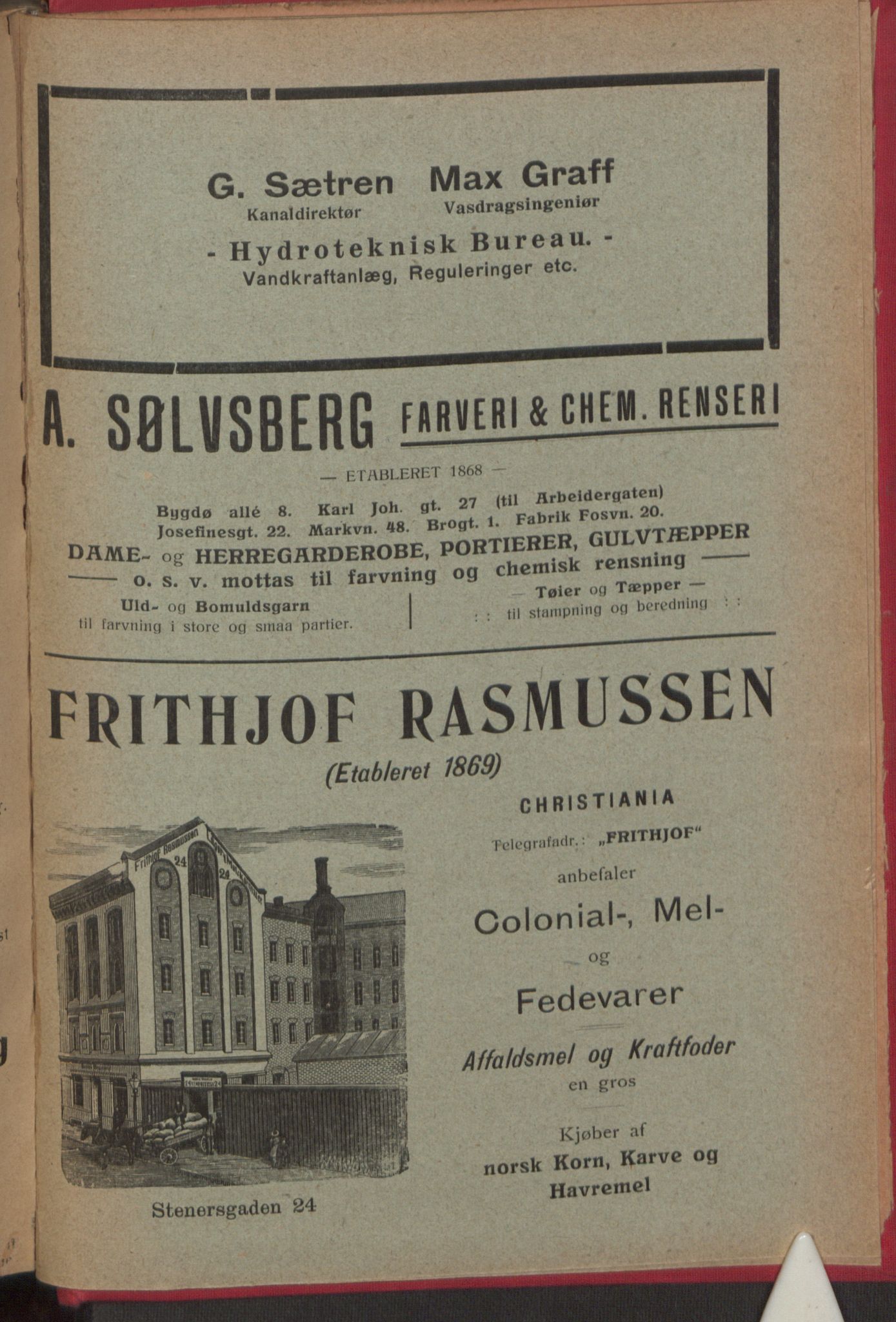 Kristiania/Oslo adressebok, PUBL/-, 1916