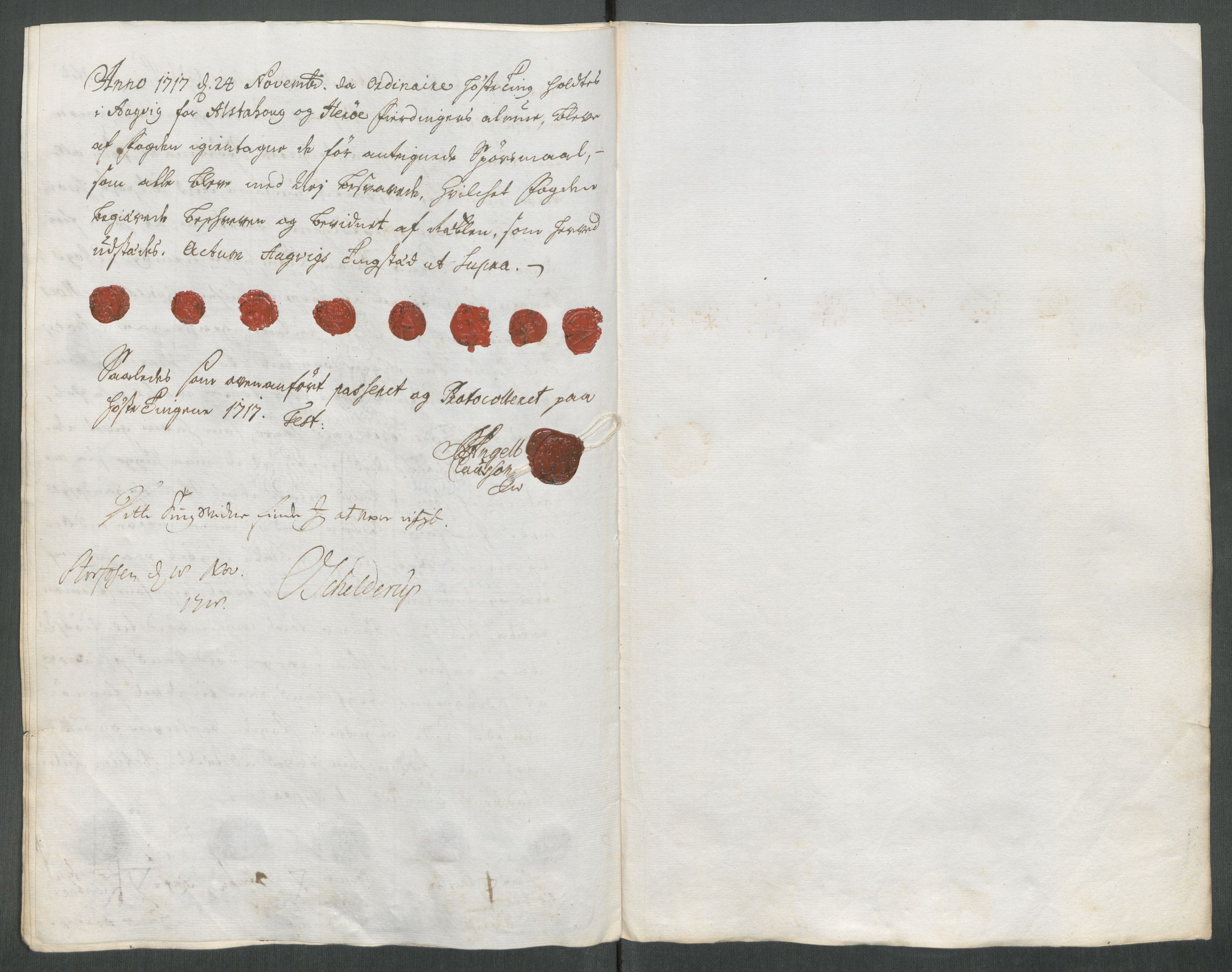 Rentekammeret inntil 1814, Reviderte regnskaper, Fogderegnskap, AV/RA-EA-4092/R65/L4515: Fogderegnskap Helgeland, 1717, p. 281