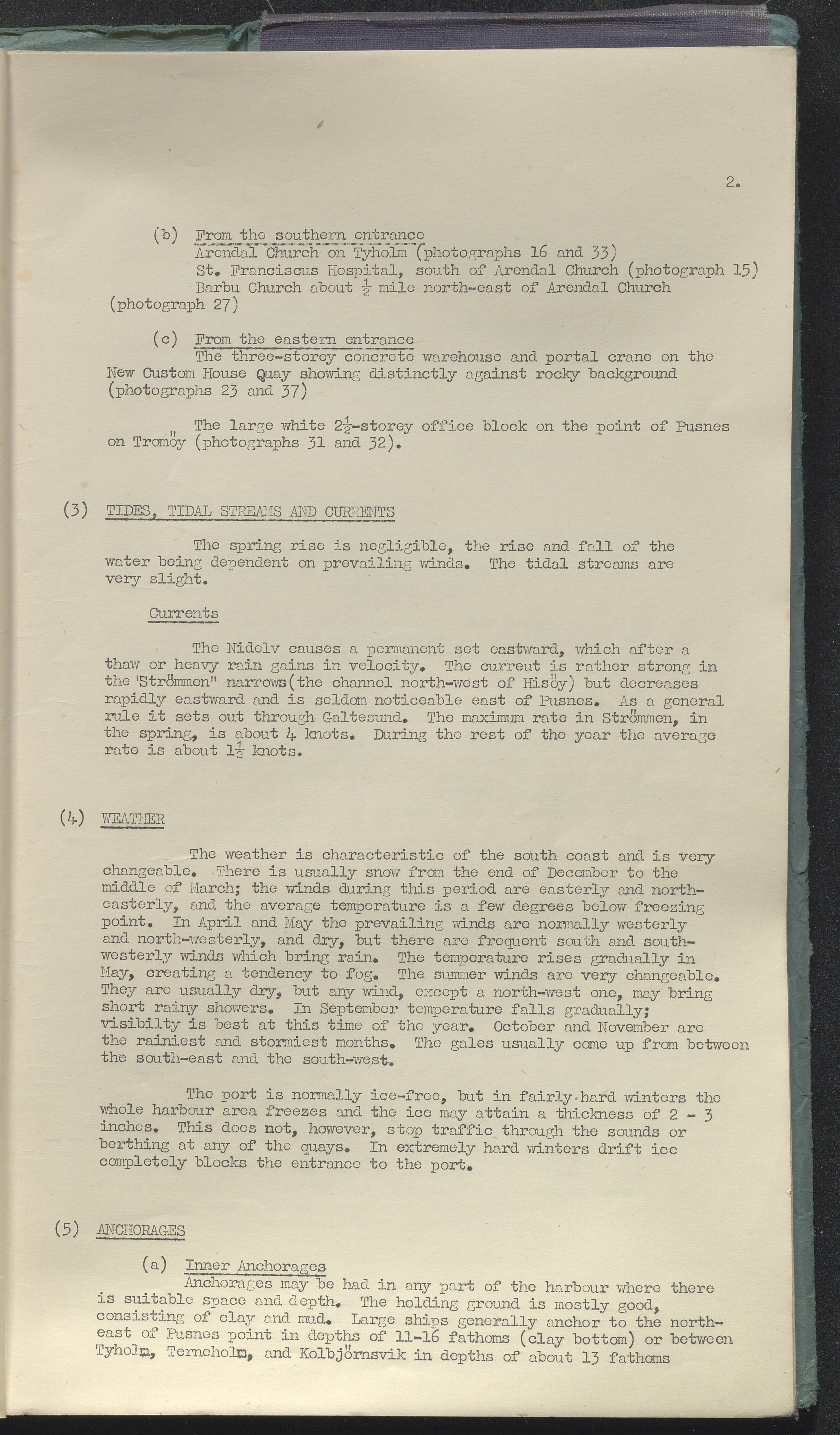 Inter-Services Topographic Department, AAKS/PA-3083/F/L0001: Arendal Port and Town, 1944, p. 2