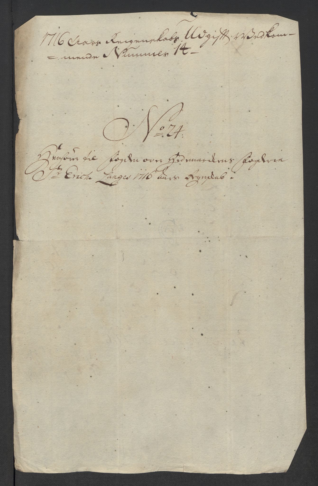 Rentekammeret inntil 1814, Reviderte regnskaper, Fogderegnskap, AV/RA-EA-4092/R16/L1055: Fogderegnskap Hedmark, 1716, p. 398