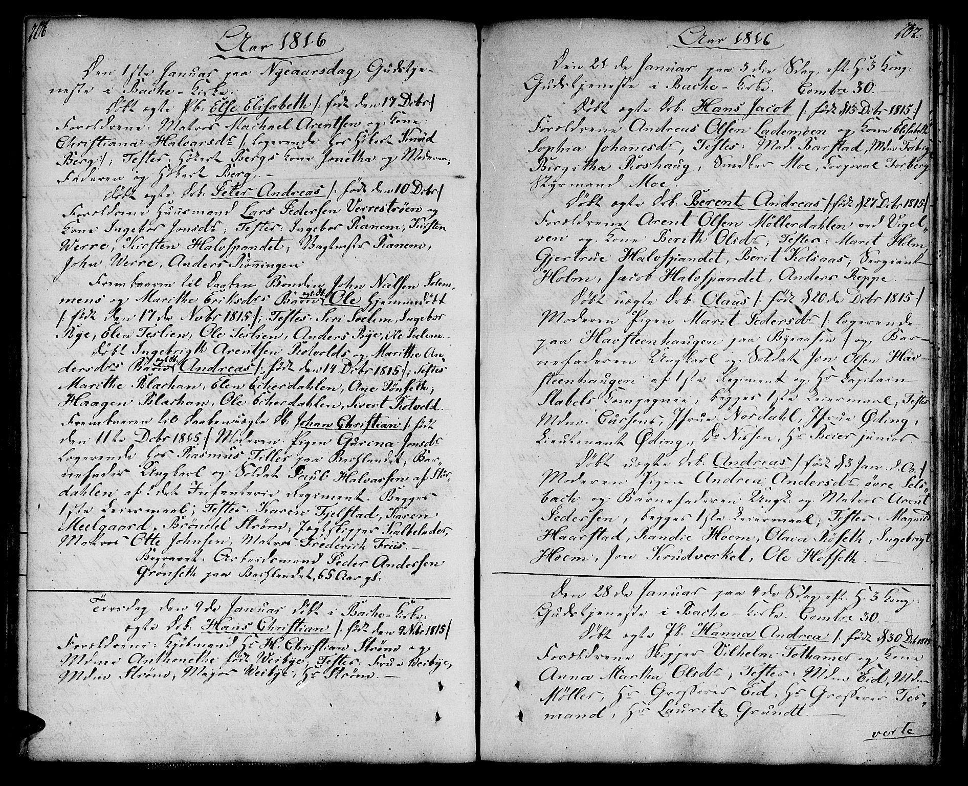 Ministerialprotokoller, klokkerbøker og fødselsregistre - Sør-Trøndelag, SAT/A-1456/604/L0181: Parish register (official) no. 604A02, 1798-1817, p. 206-207