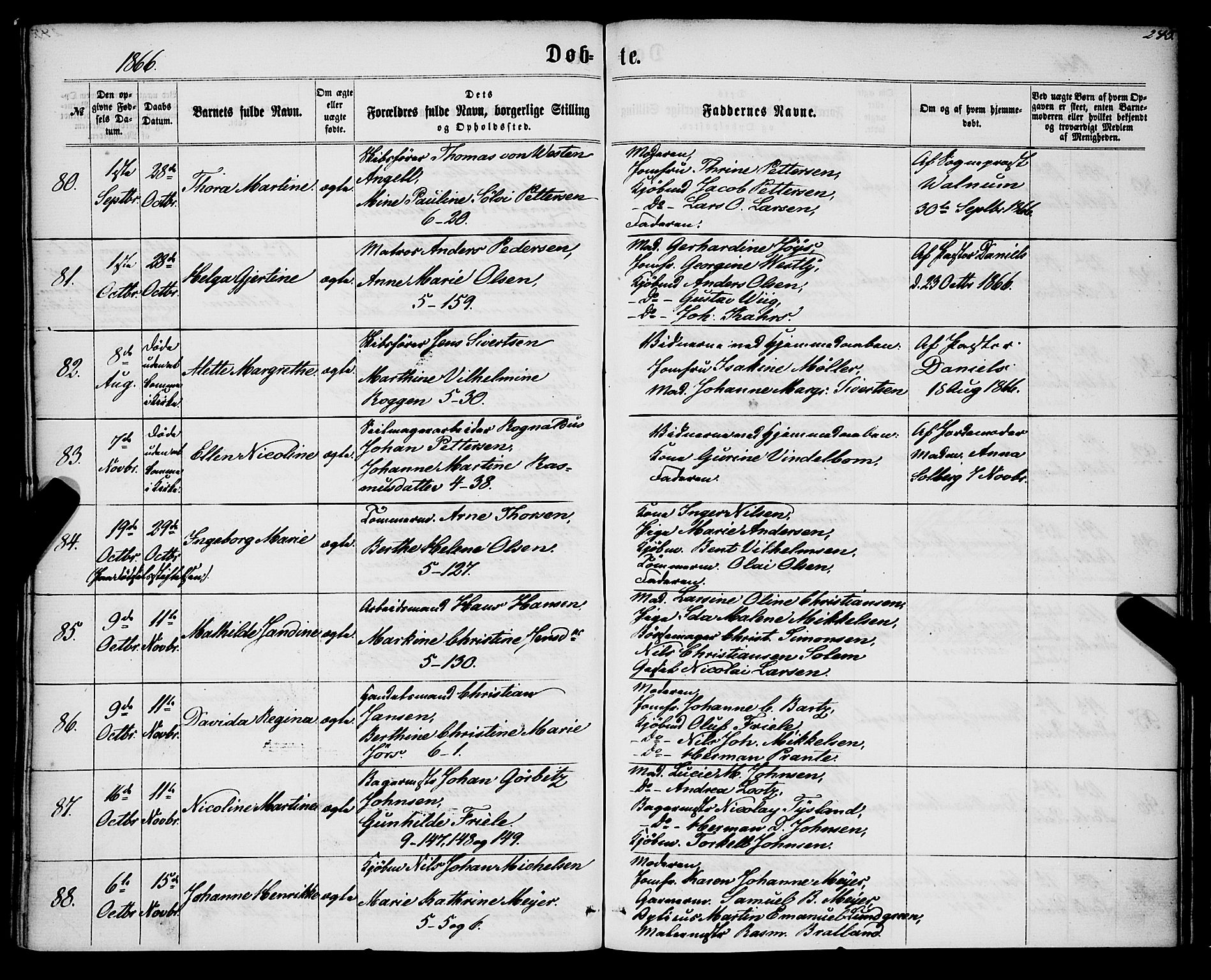 Nykirken Sokneprestembete, AV/SAB-A-77101/H/Haa/L0015: Parish register (official) no. B 2, 1858-1869, p. 245