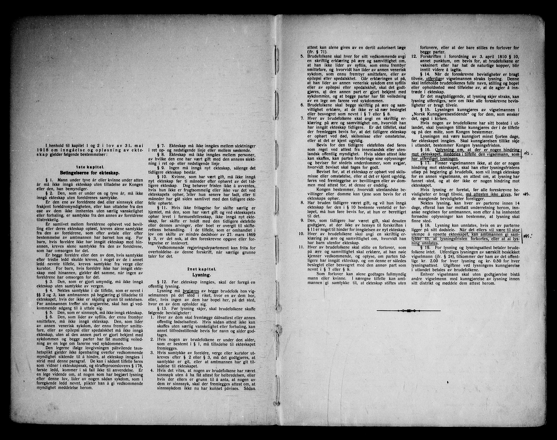 Kragerø kirkebøker, SAKO/A-278/H/Ha/L0002: Banns register no. I 2, 1919-1953