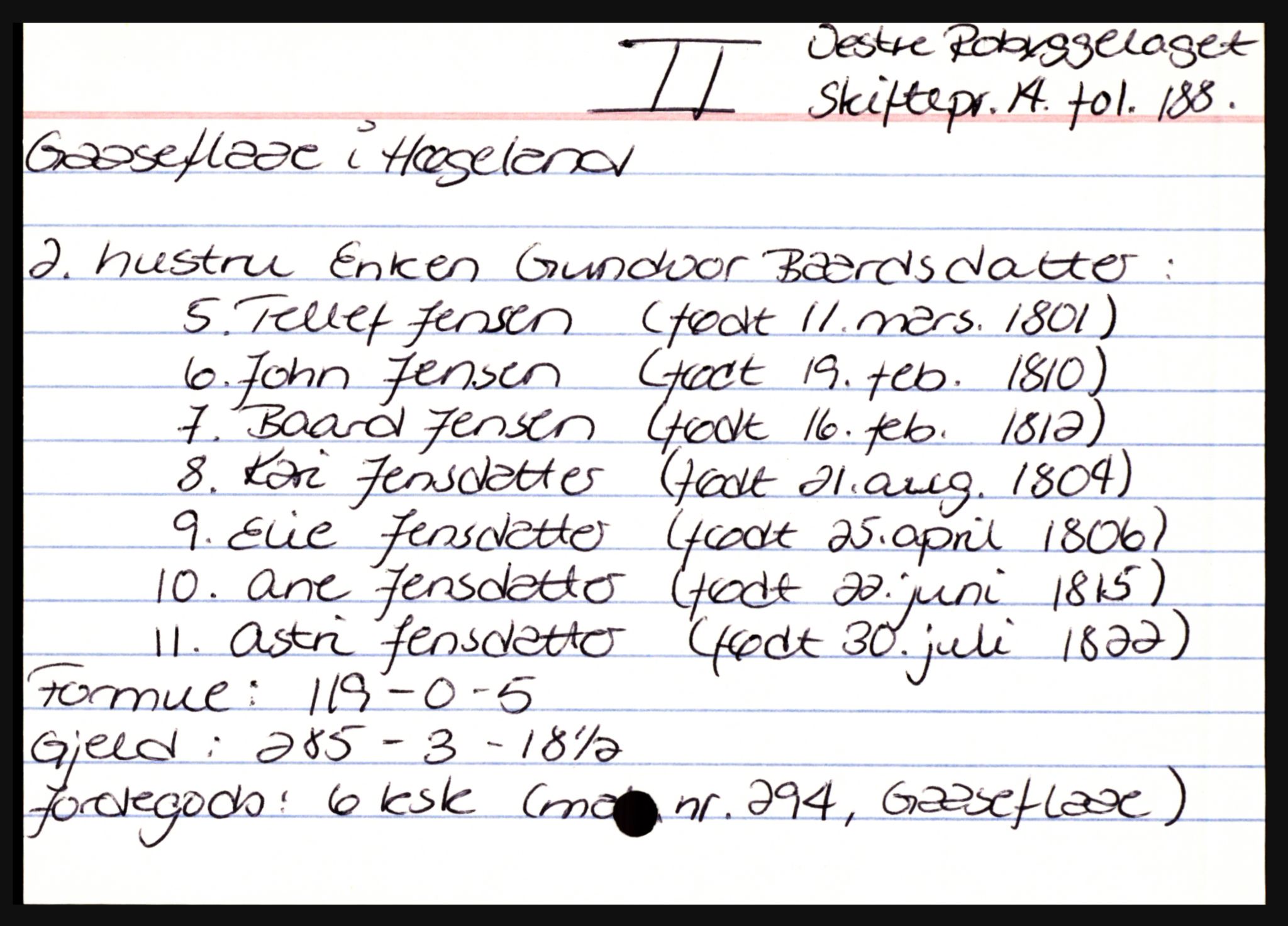 Setesdal sorenskriveri, AV/SAK-1221-0011/H, p. 3797