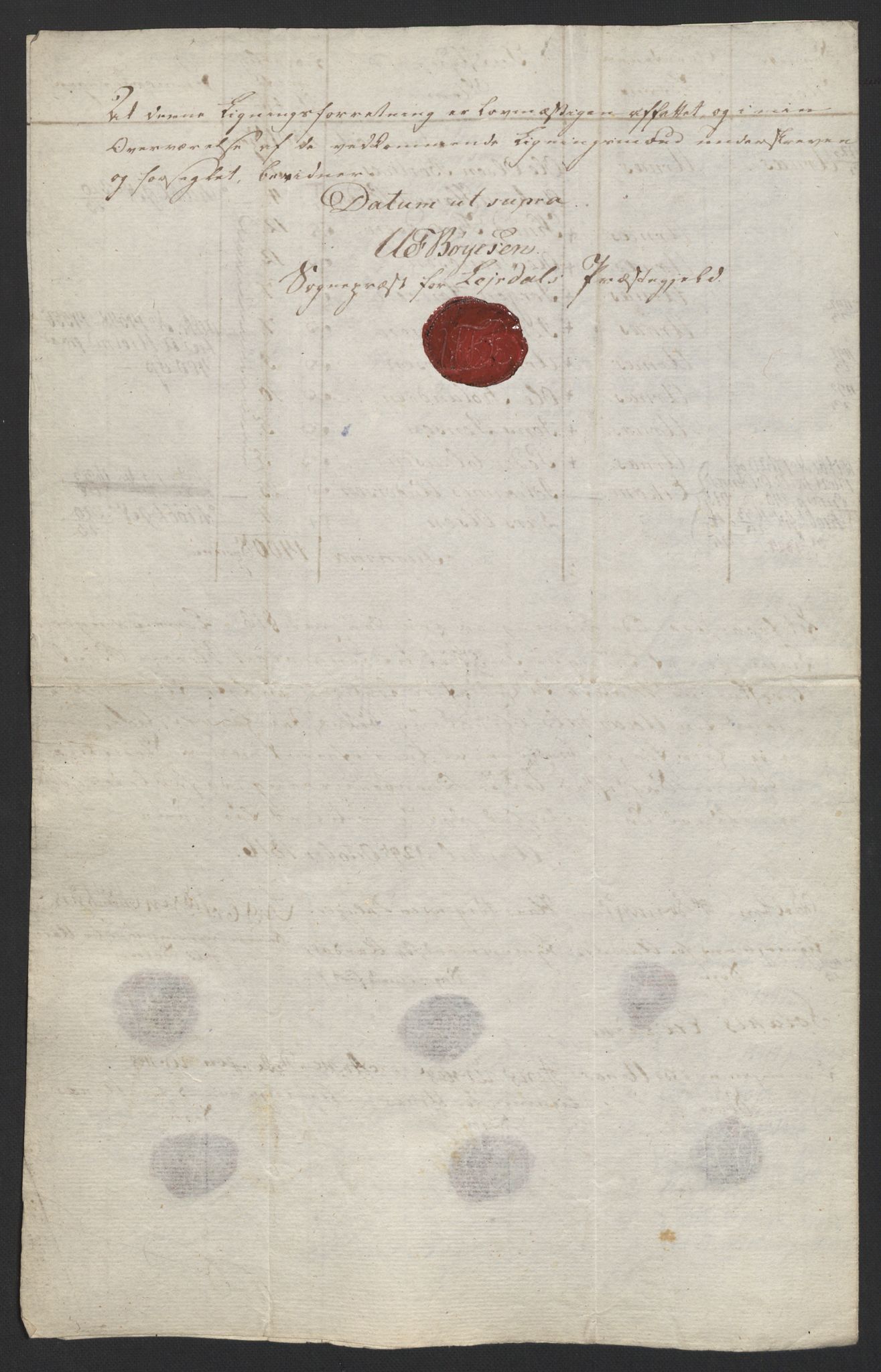 Sølvskatten 1816, NOBA/SOLVSKATTEN/A/L0042: Bind 43: Ytre og Indre Sogn fogderi, 1816-1822, p. 95