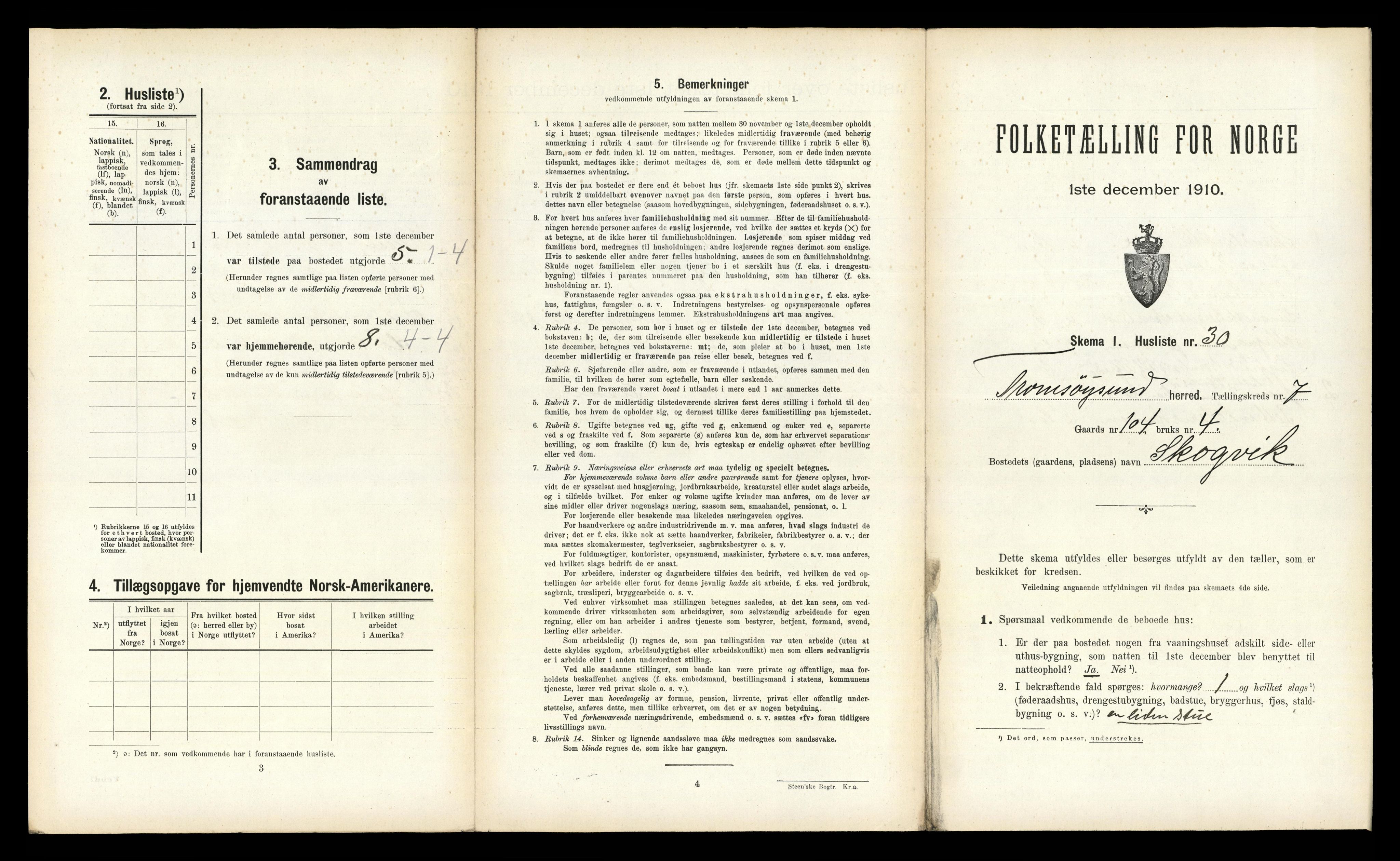 RA, 1910 census for Tromsøysund, 1910, p. 1383