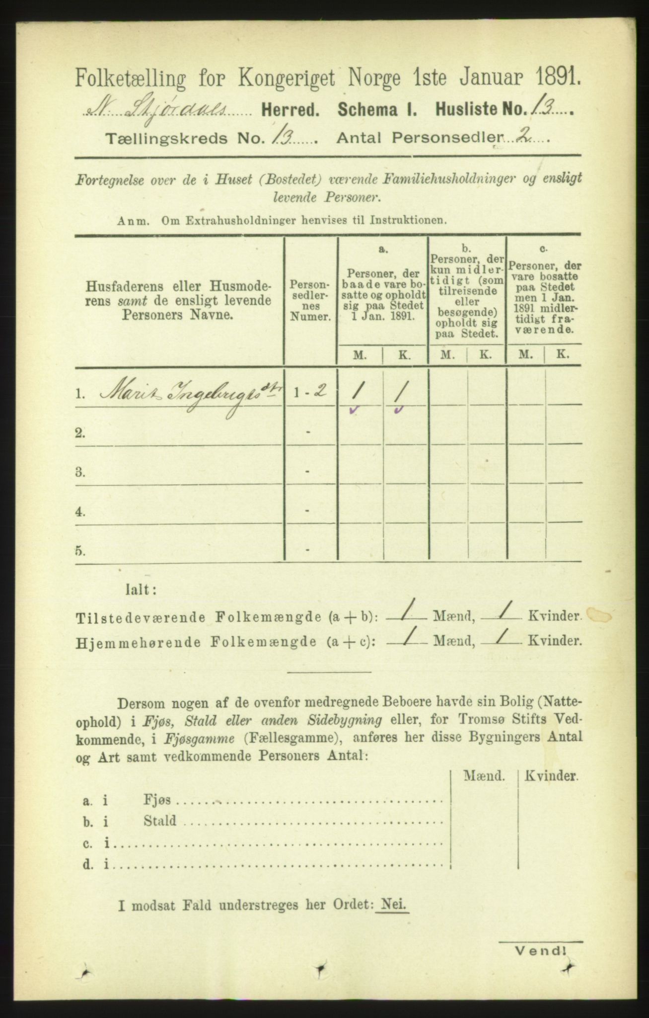 RA, 1891 census for 1714 Nedre Stjørdal, 1891, p. 6188