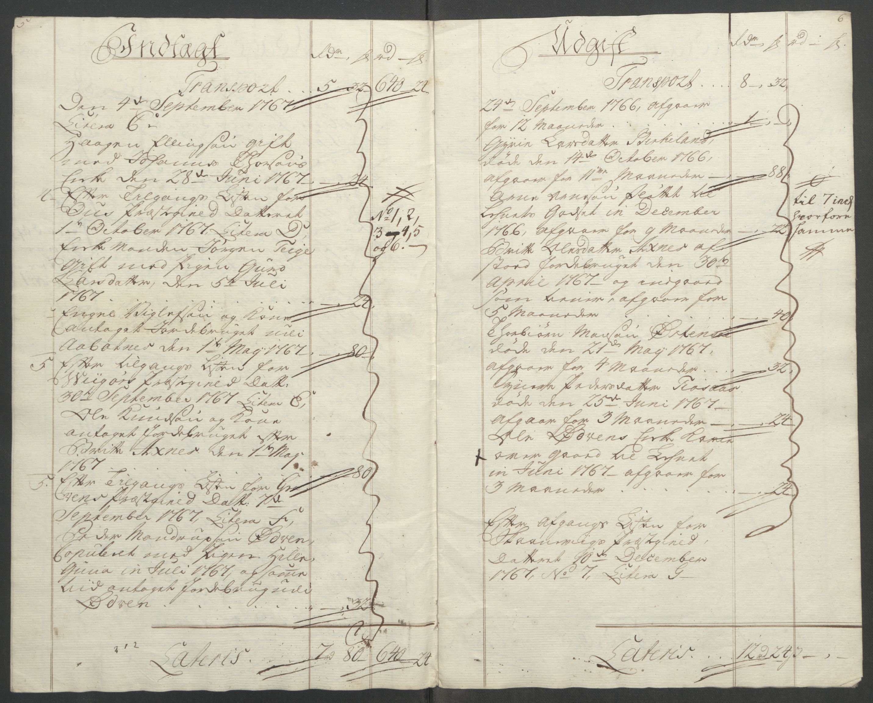 Rentekammeret inntil 1814, Reviderte regnskaper, Fogderegnskap, AV/RA-EA-4092/R49/L3157: Ekstraskatten Rosendal Baroni, 1762-1772, p. 170