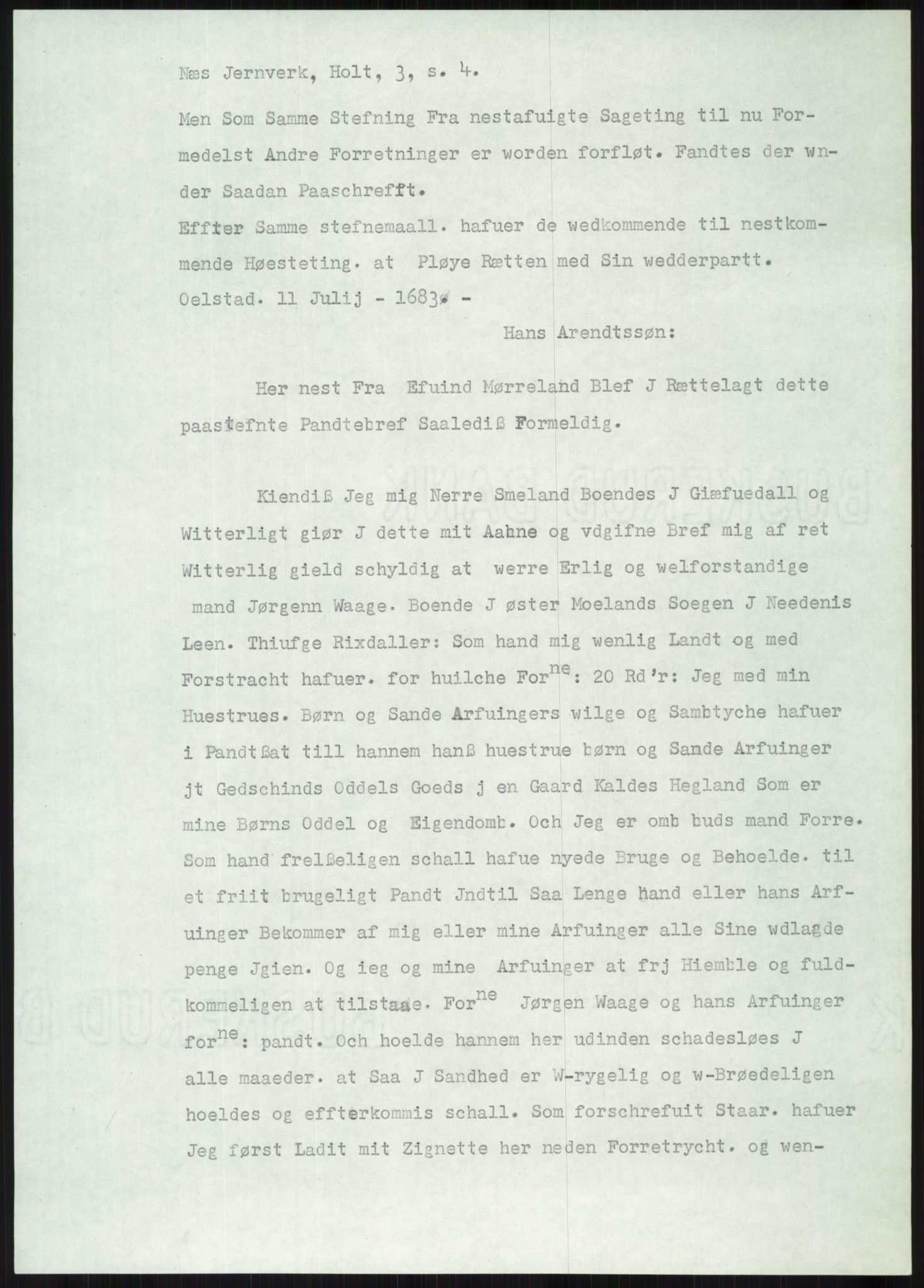 Samlinger til kildeutgivelse, Diplomavskriftsamlingen, AV/RA-EA-4053/H/Ha, p. 3246